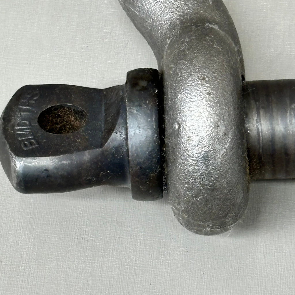 CHICAGO HARDWARE Bolt Type Anchor Shackles Galvanized 6-1/2 Ton 7/8" 200455
