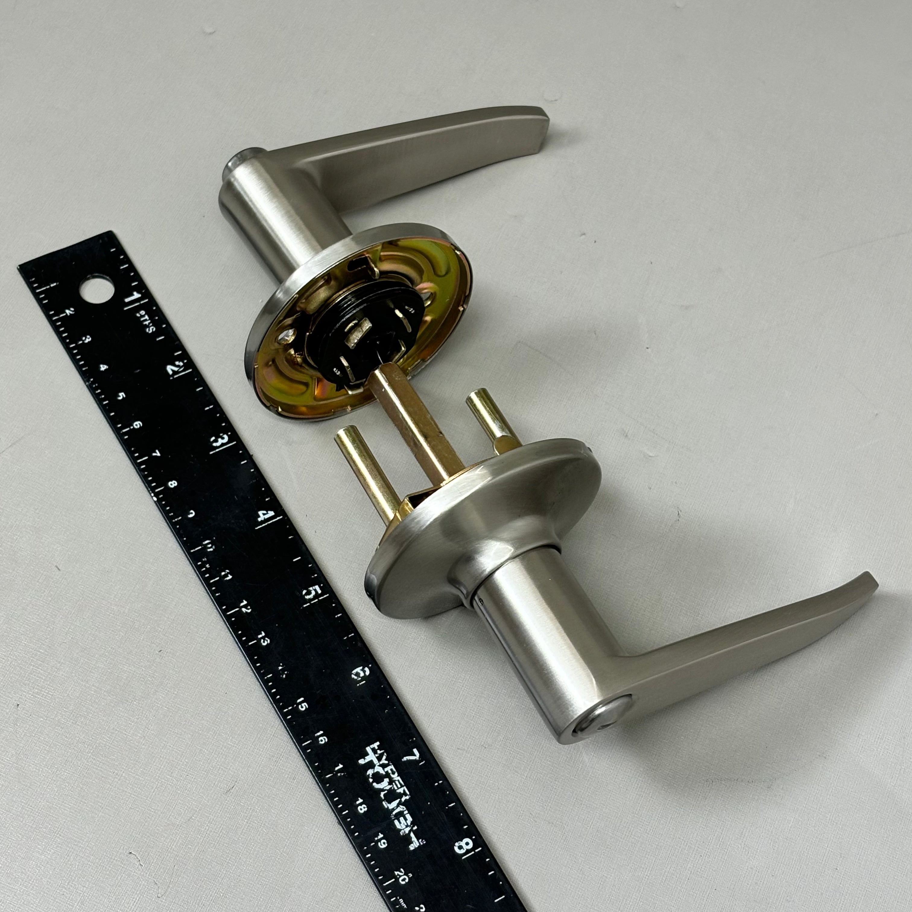 KWIKSET Safe Lock Winston Privacy Levers Satin Nickel SL4000WI 9SL40000-014