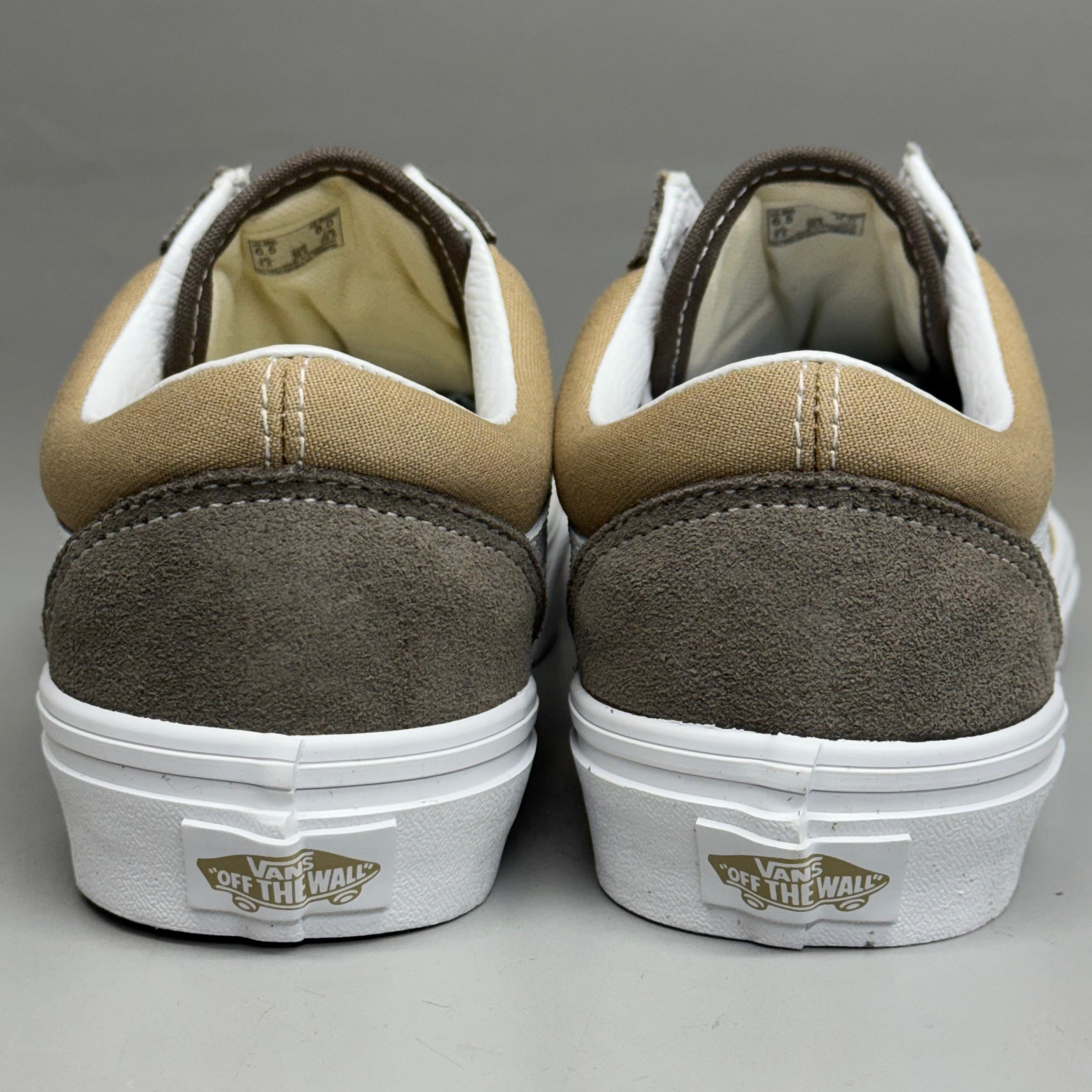 VANS Old Skool Shoe Sz Women's 8.0 Canvas/Suede Block Brown VN000CT8BRO