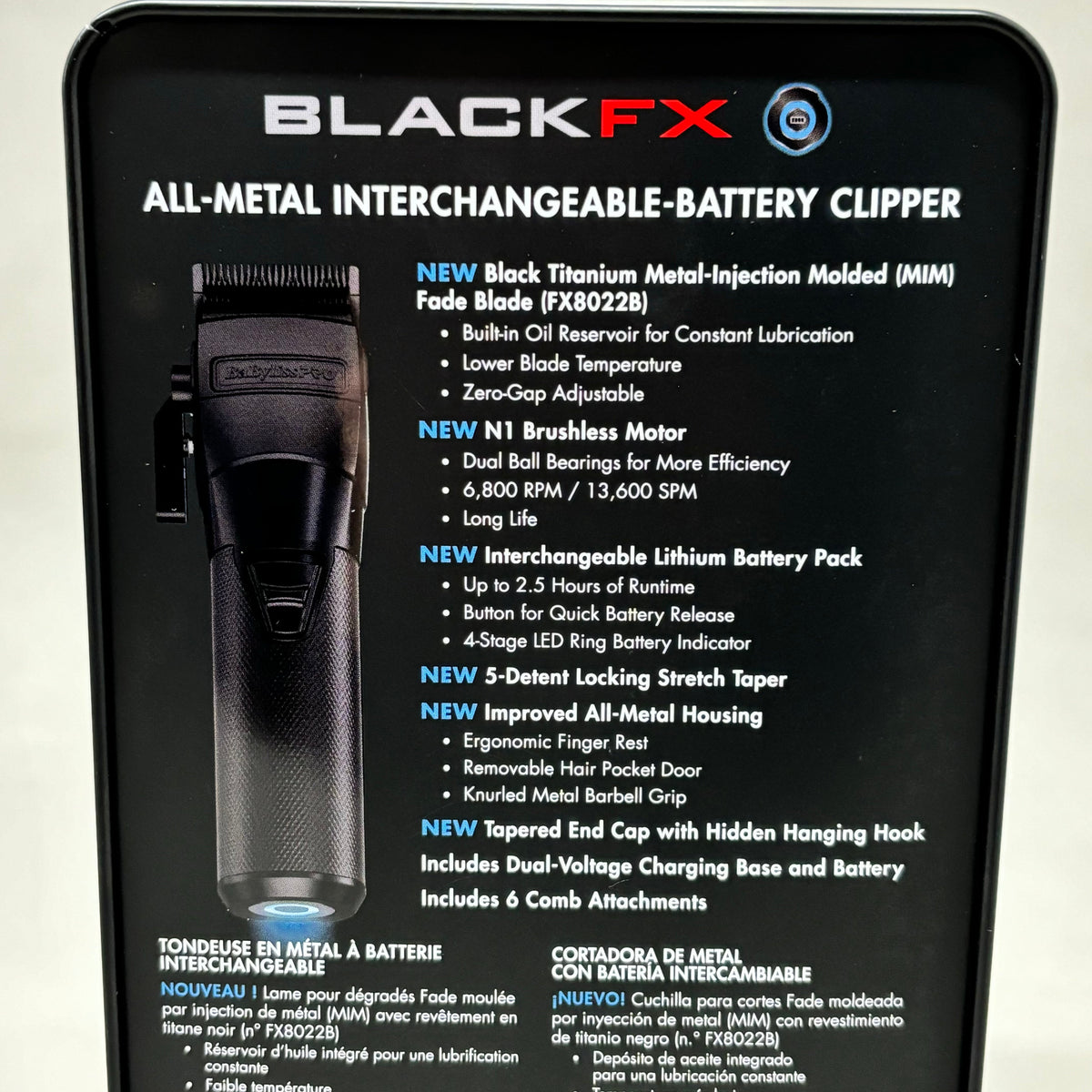 BABYLISSPRO FXONE Professional Cordless Hair Clipper for Men