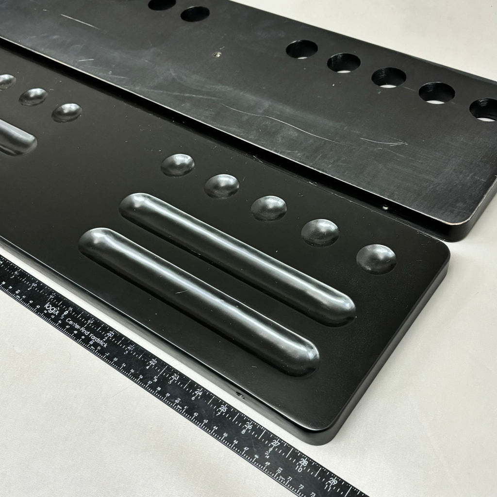 HATHAWAY Classic Floor Billiard Pool Cue Rack (Black Finish)