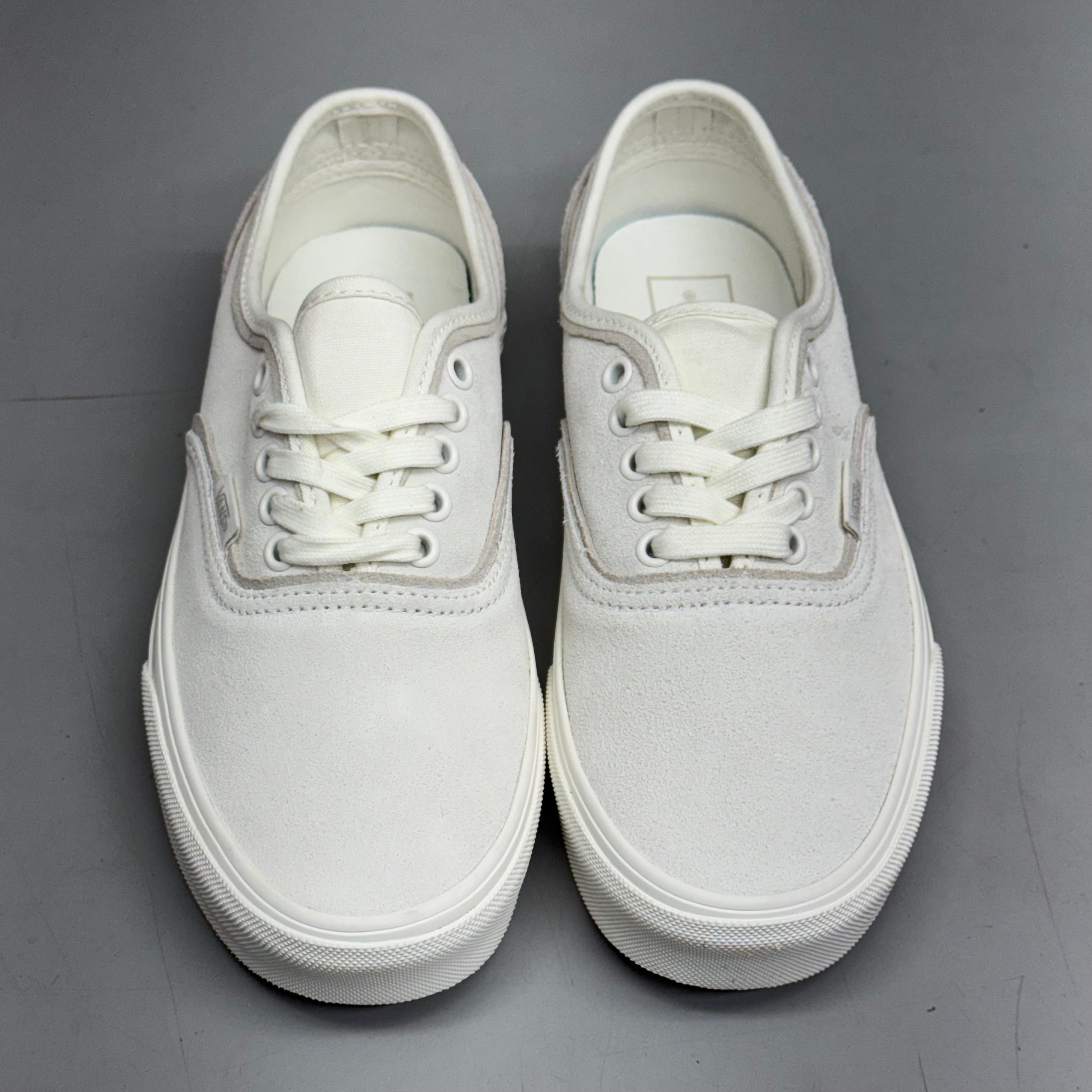VANS Authentic Sliver Sneakers Shoes Women's Sz 8 White/White VN000D6DWWW