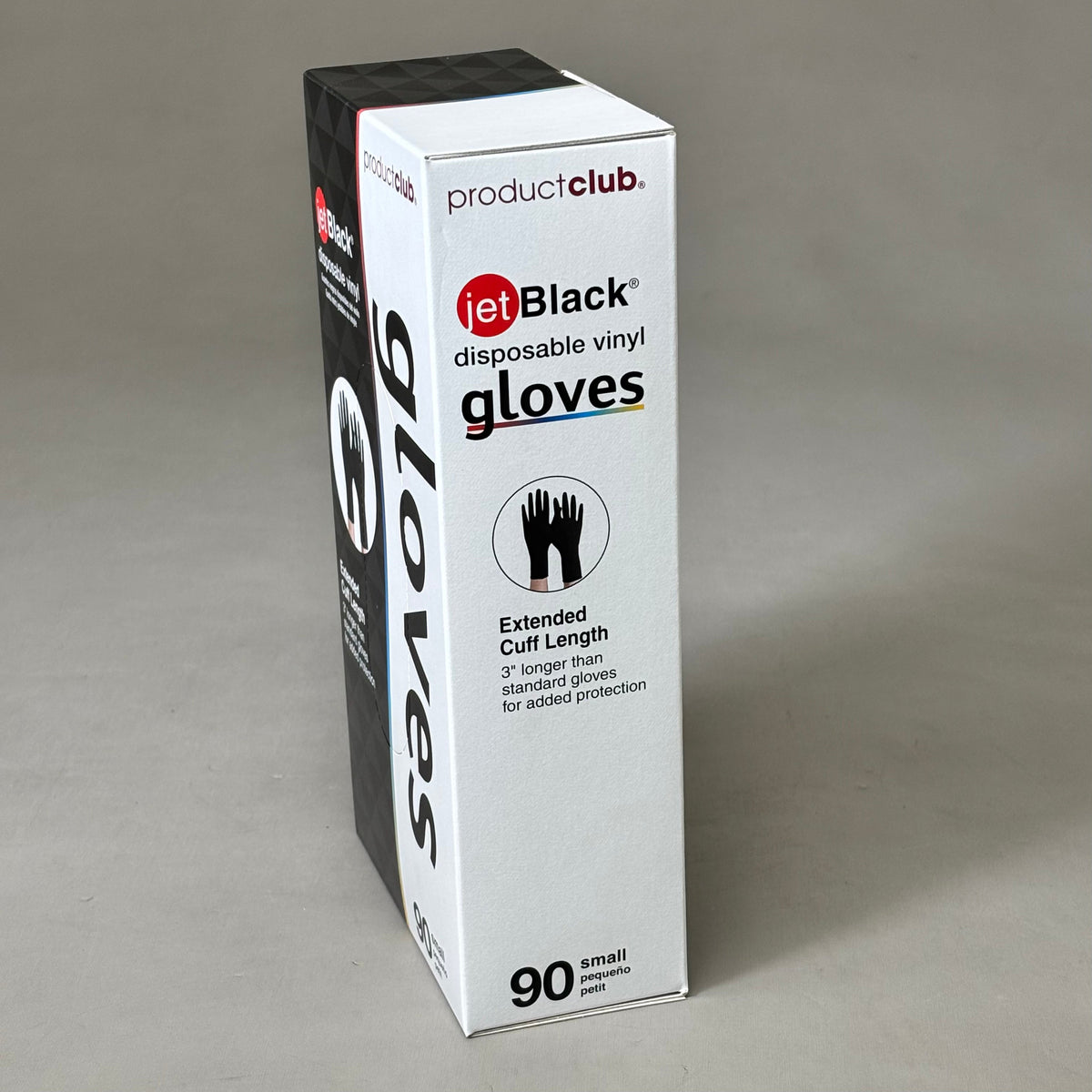 PRODUCT CLUB  (2 PACK, 90 GLOVES EACH) Disposable Vinyl Gloves Long Cuff Sz S