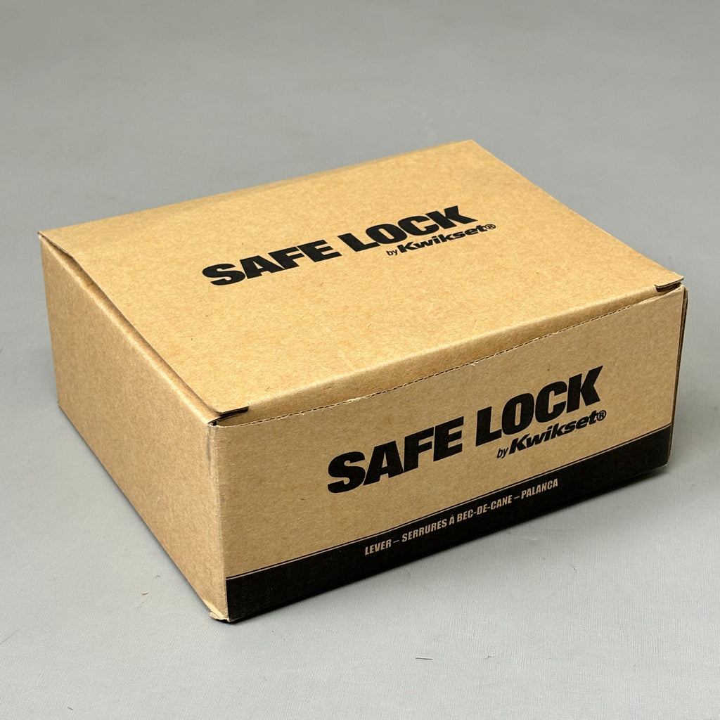 KWIKSET Safe Lock Winston Privacy Levers Satin Nickel SL4000WI 9SL40000-014