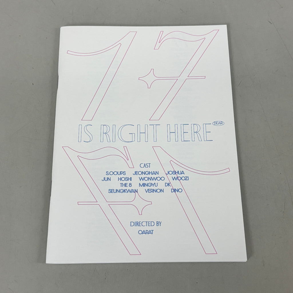 SEVENTEEN Best if '17 is Right Here (Dear Version) K POP CD w/ Accessories