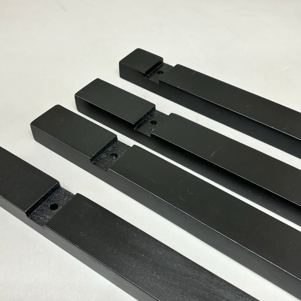 HATHAWAY Classic Floor Billiard Pool Cue Rack (Black Finish)