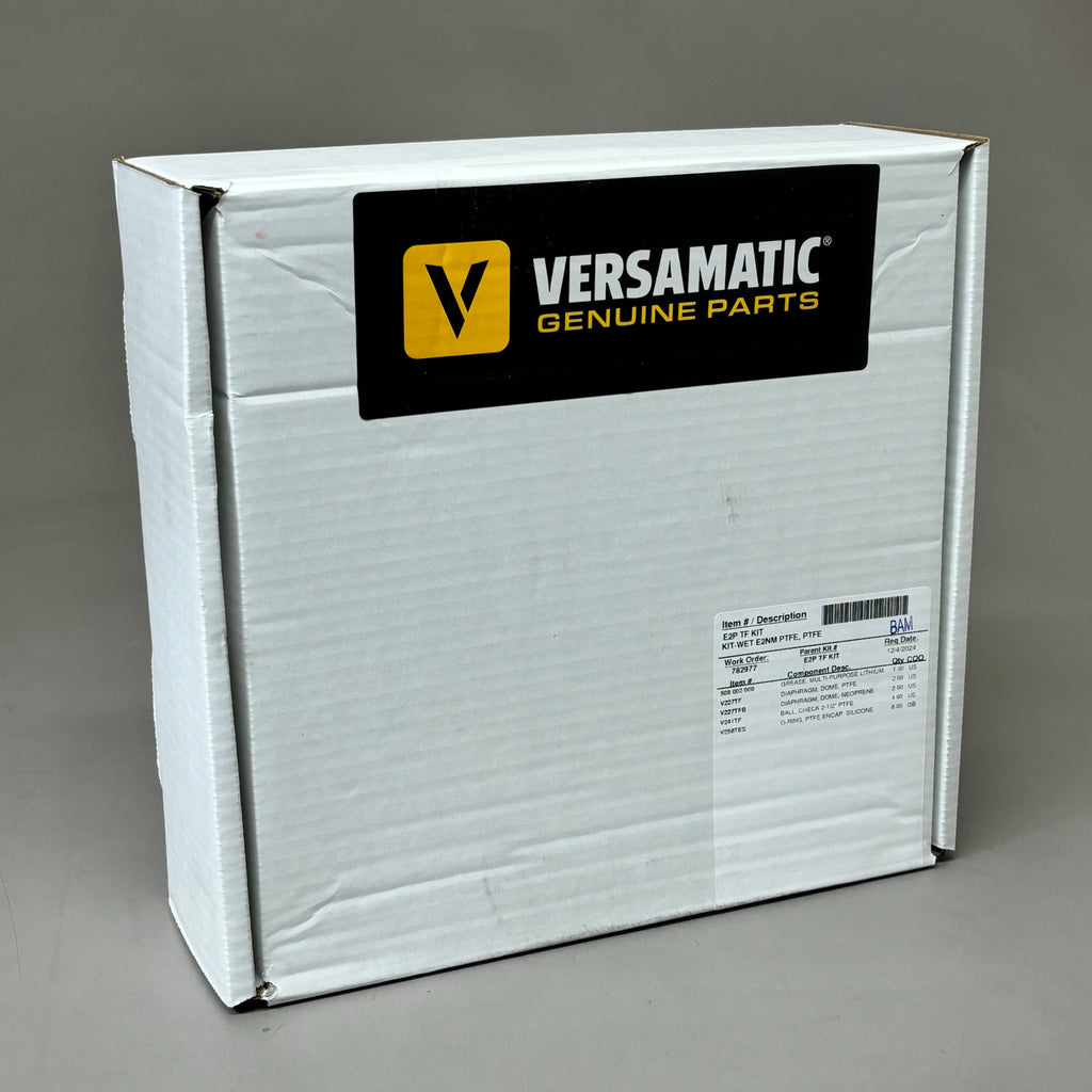 VERSAMATIC Genuine Parts Repair Kit Diaphragm Pump E2P TF KIT