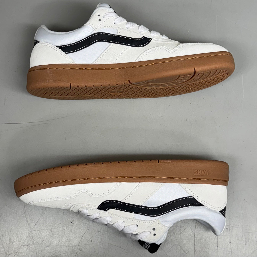 VANS Cruze 3.0 Sneakers Sz Men's 9.0 Women's 10.5 White/Gum VN000D6S9DH