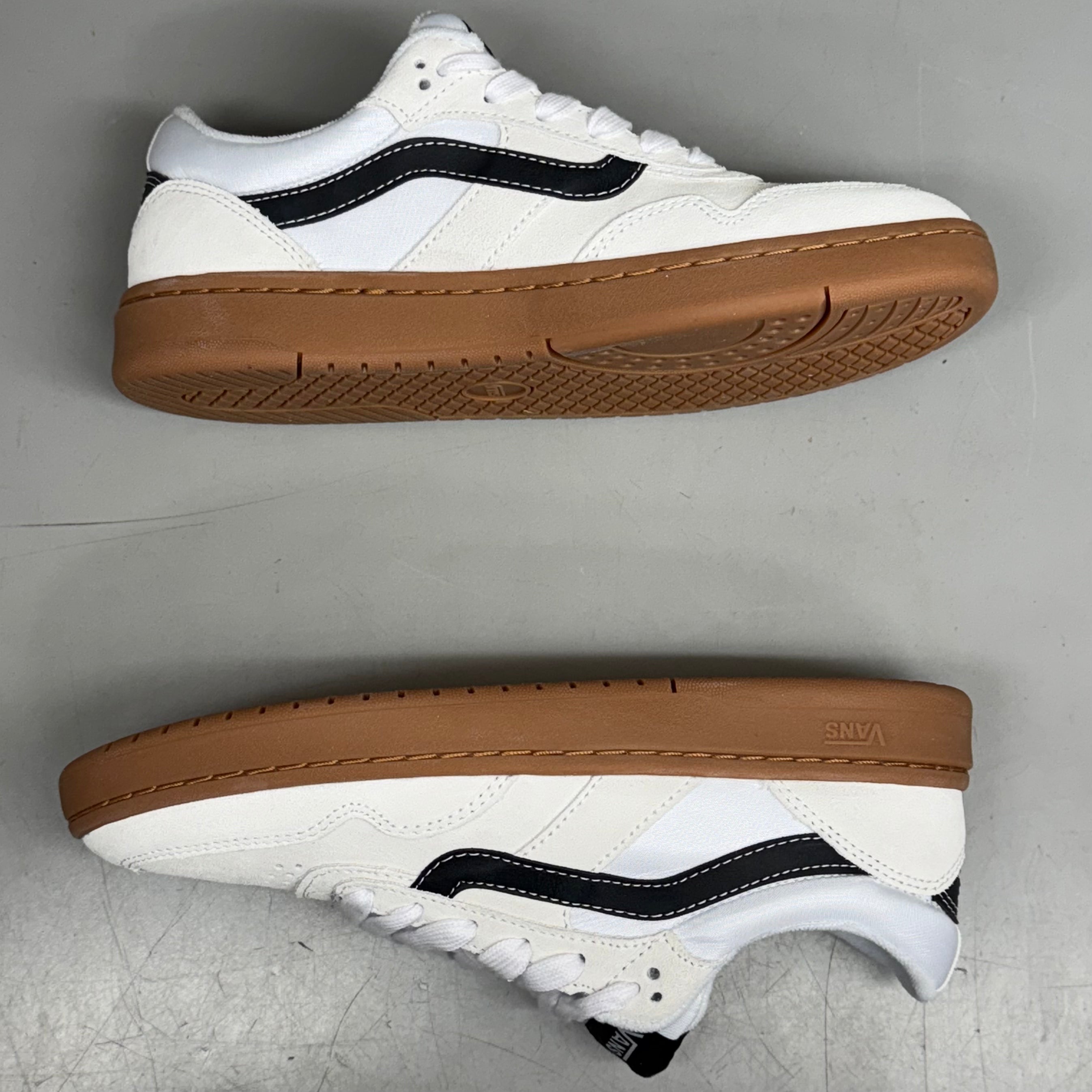 VANS Cruze 3.0 Sneakers Sz Men's 9.0 Women's 10.5 White/Gum VN000D6S9DH