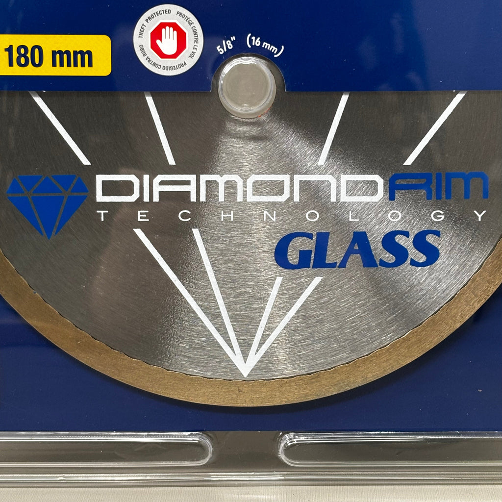 QEP Wet Tile Saw Continuous Rim Diamond Coated Blade 7"/180mm 5/8"Arbor 6-7007GL