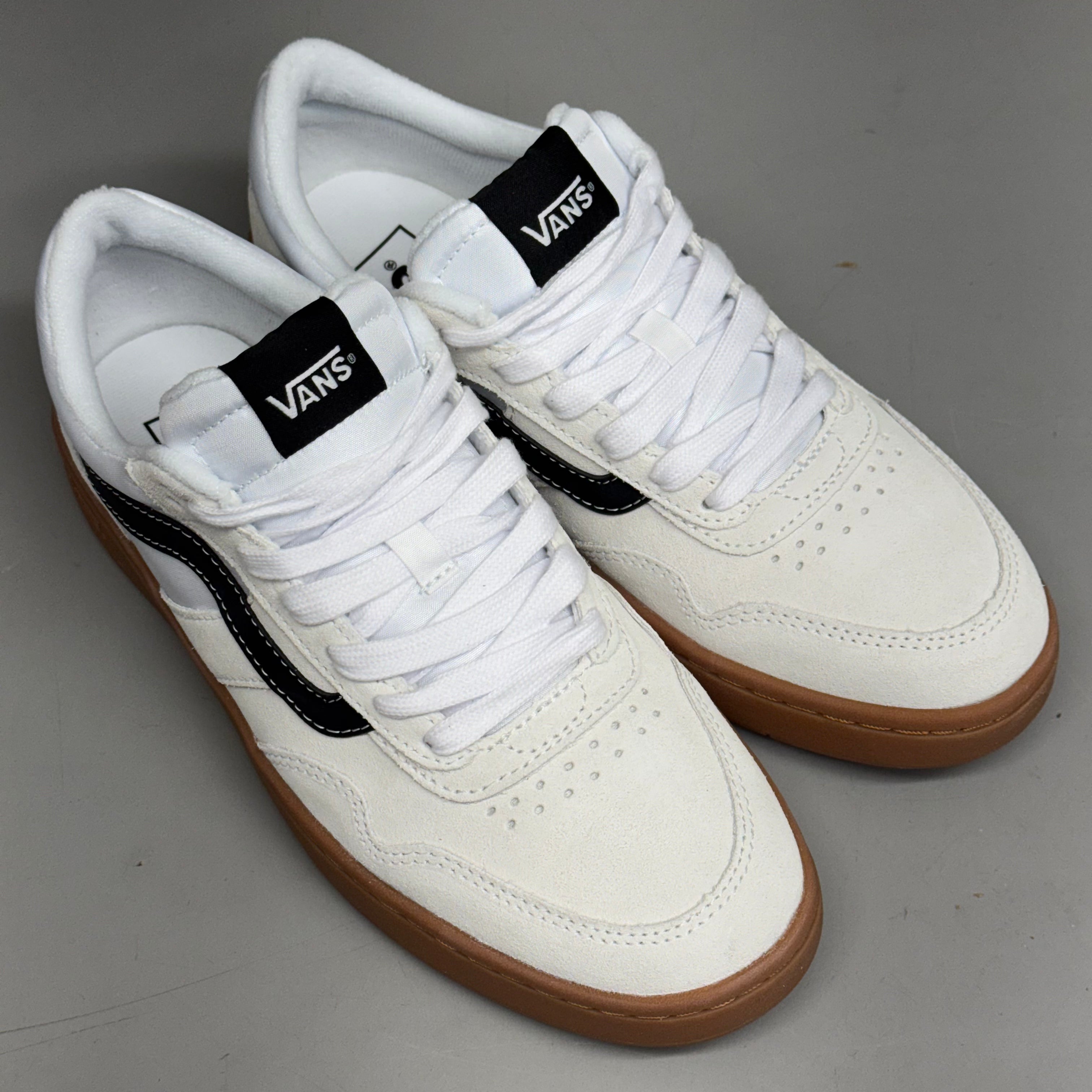 VANS Cruze 3.0 Sneakers Sz Men's 9.0 Women's 10.5 White/Gum VN000D6S9DH