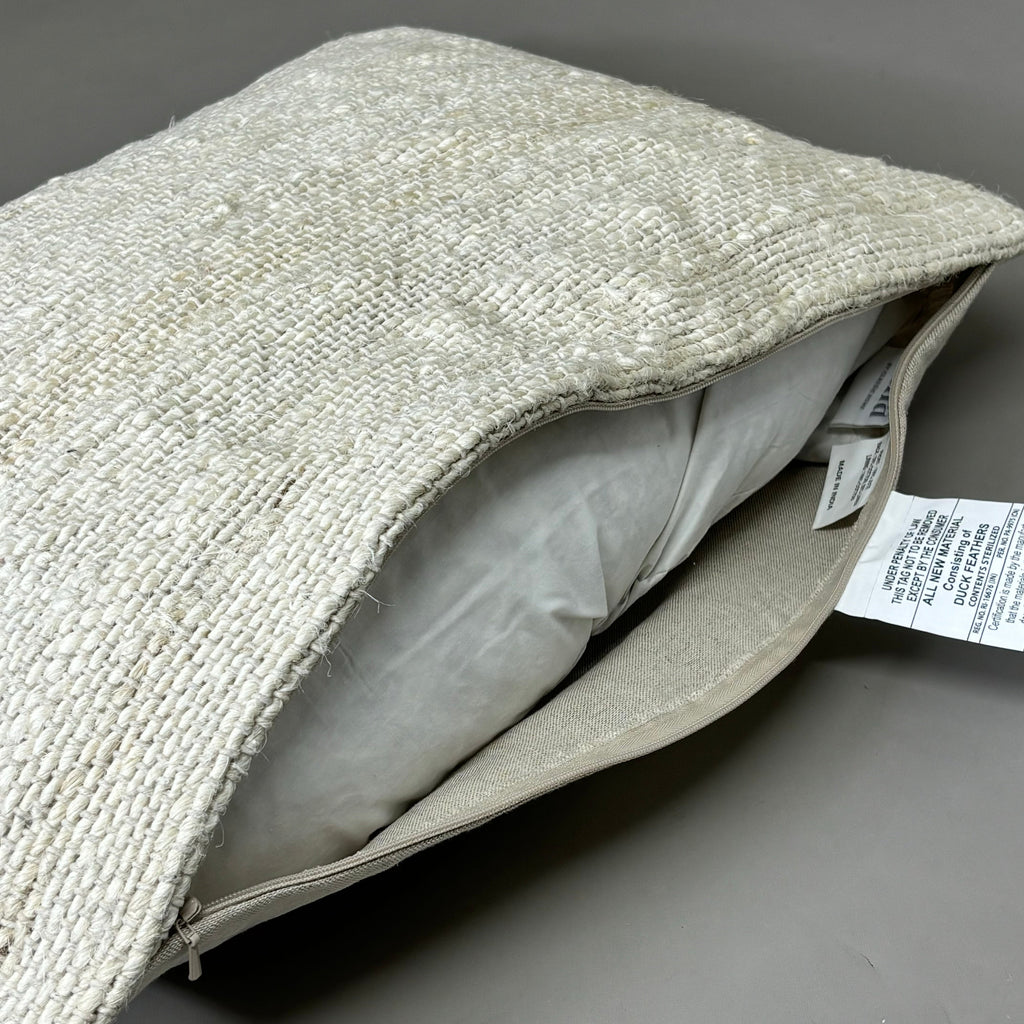 VILLA 14"x20" ST Halter Decorative Throw Pillow in Ivory