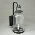 HUDSON VALLEY Lighting Group Napa County Wall Sconce Seedy Glass/Black B5181-FRM