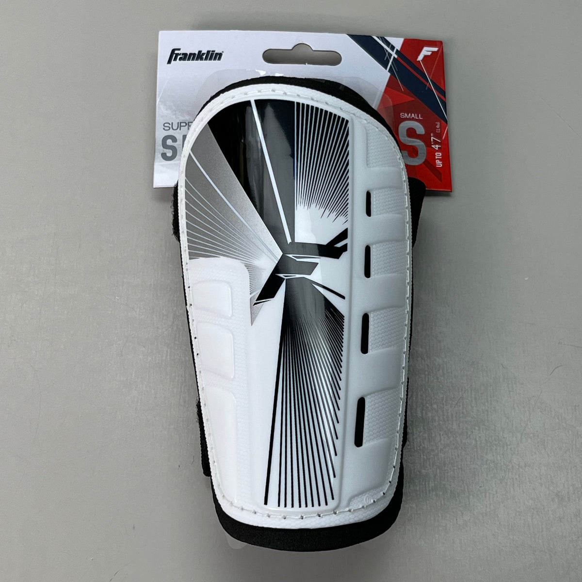 FRANKLIN 2-PACK Superlight Shinguards Sz Small up to 4'7" (1.4m) White 11104