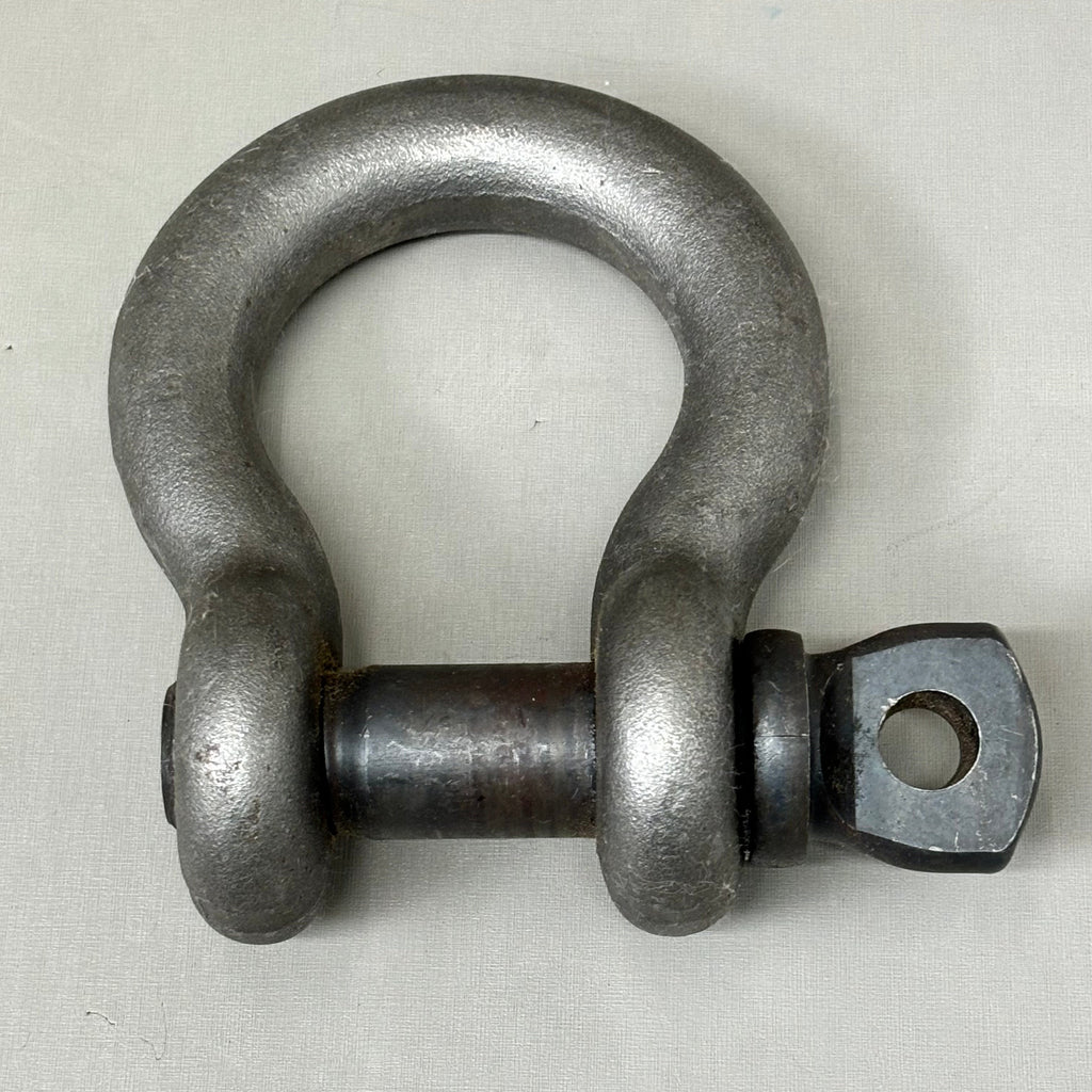 CHICAGO HARDWARE Bolt Type Anchor Shackles Galvanized 6-1/2 Ton 7/8" 200455