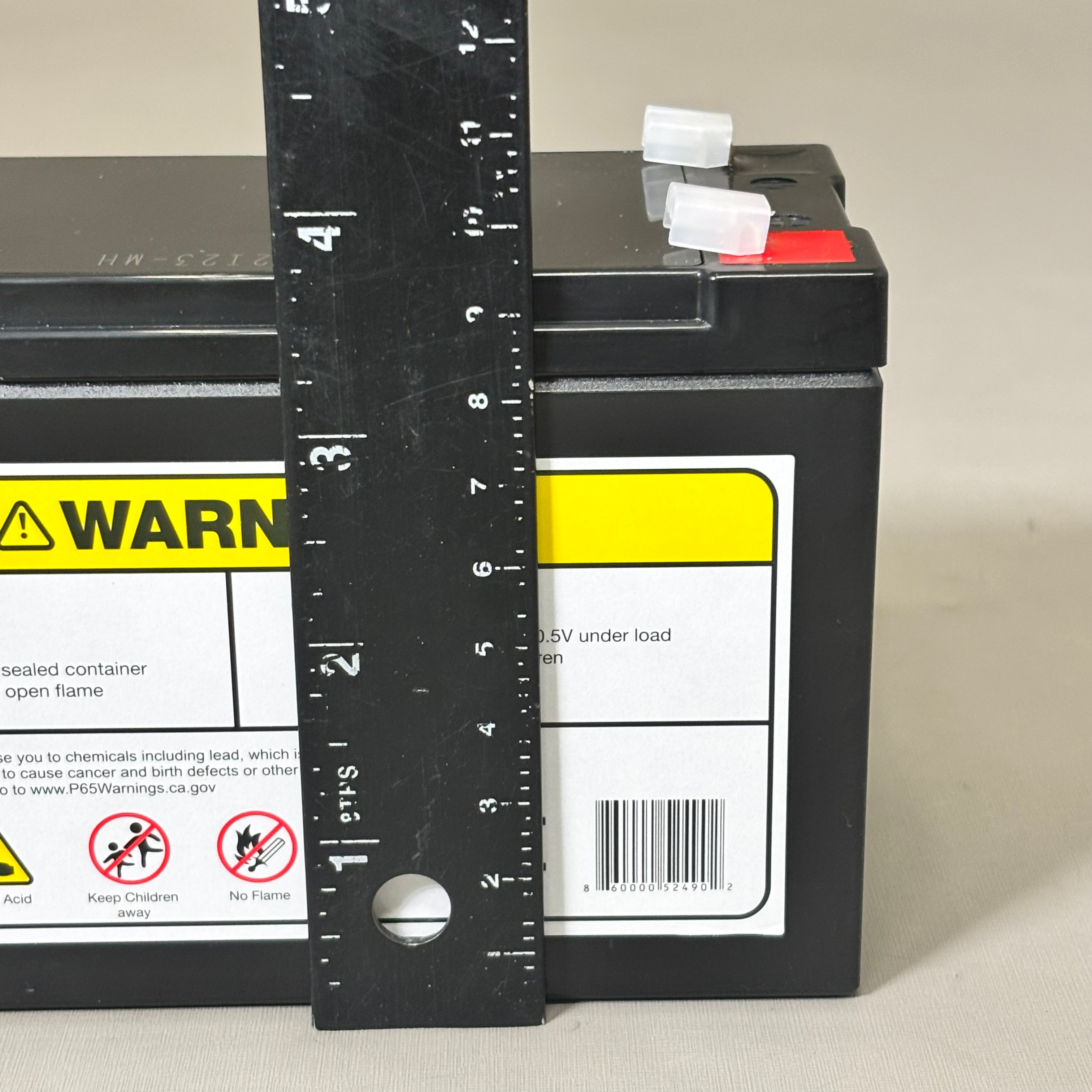MIGHTYMAX BATTERY (8 PACK) Heavy-Duty Calcium-Alloy Grid Battery 12V ML7-12