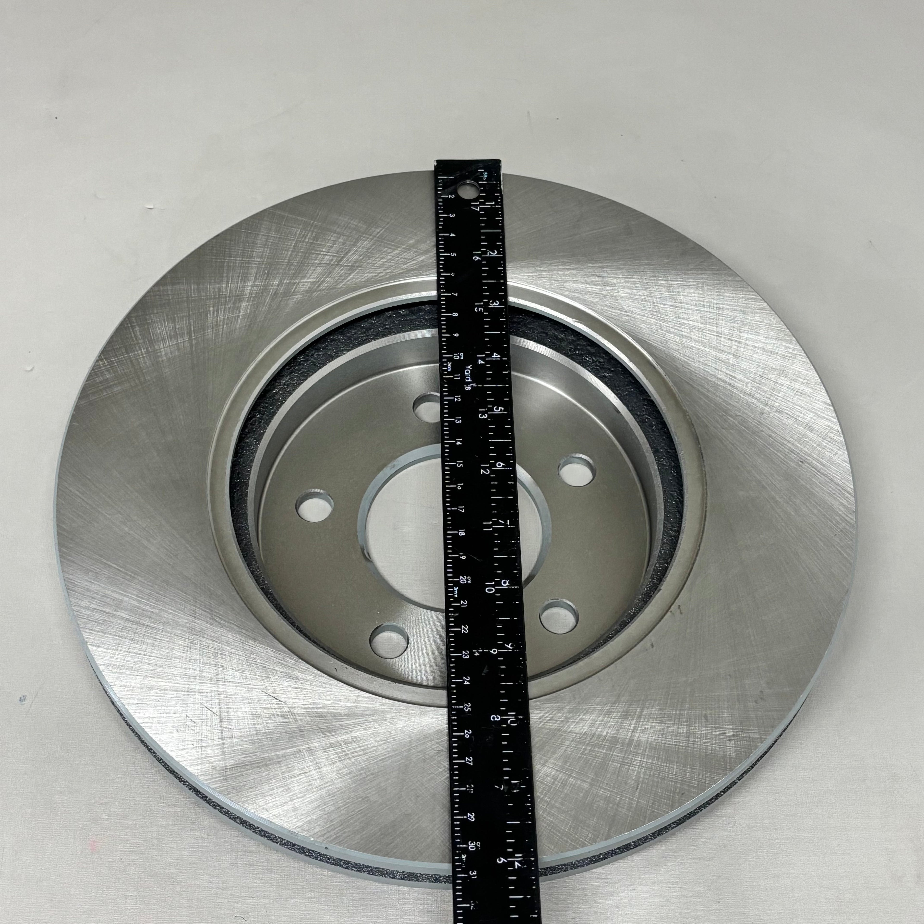 PROSTOP (2 PACK) Coated Hat & Edge Rotor Front Corrosion Resistant Chrome AX54123P (New Other)