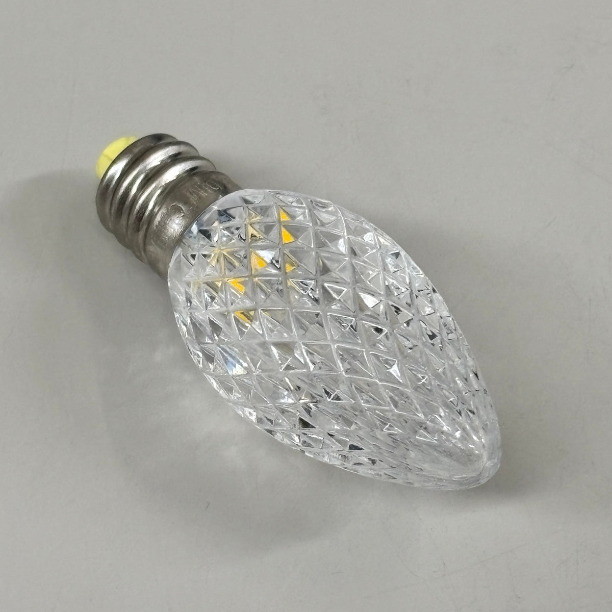 MAIN STREET (2 PACK, 25 BULBS EACH) LED C7 Christmas Light Bulbs Warm White
