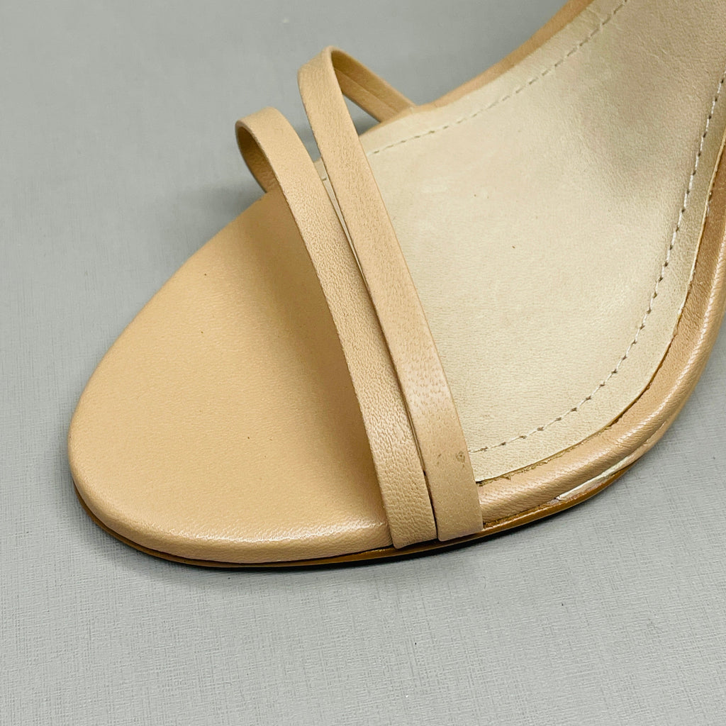 SCHUTZ Deonne Casual Deluxe Nappa Leather Sandal True Beige Sz 5.5 S013810172 (New)