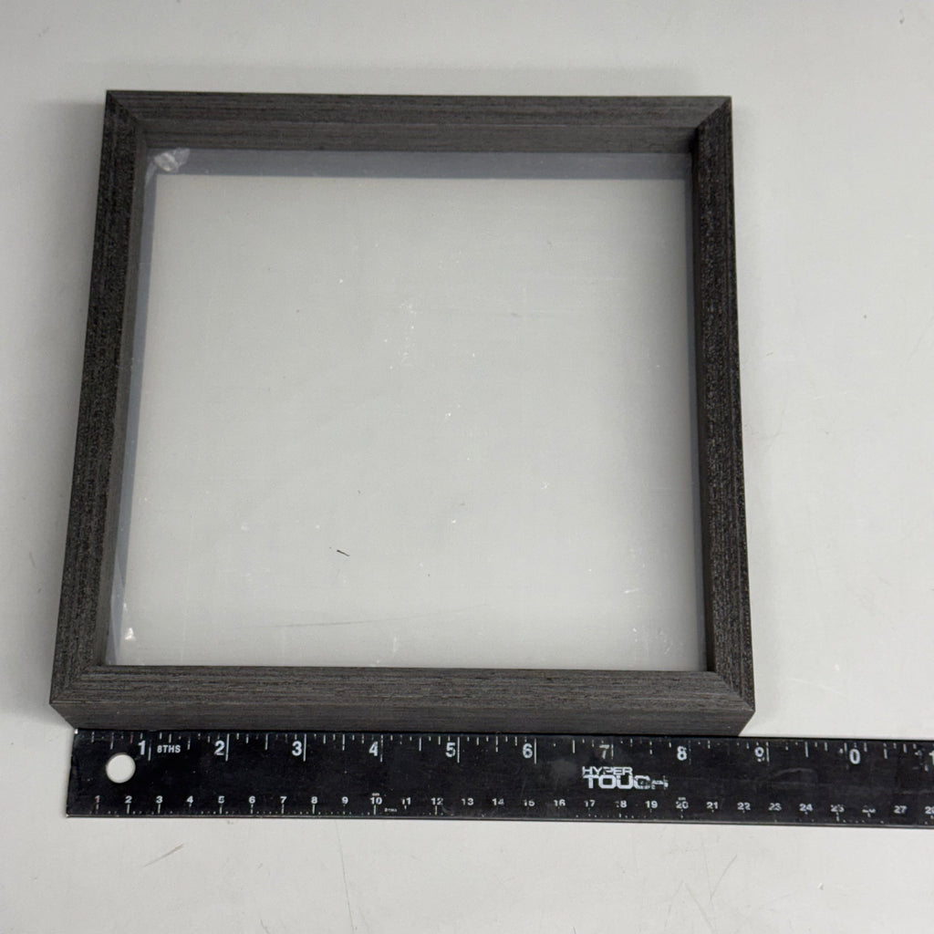 (3 PACK) Floater Picture Frame 8.66" X 1.57" X 8.66" Dark Grey/Black