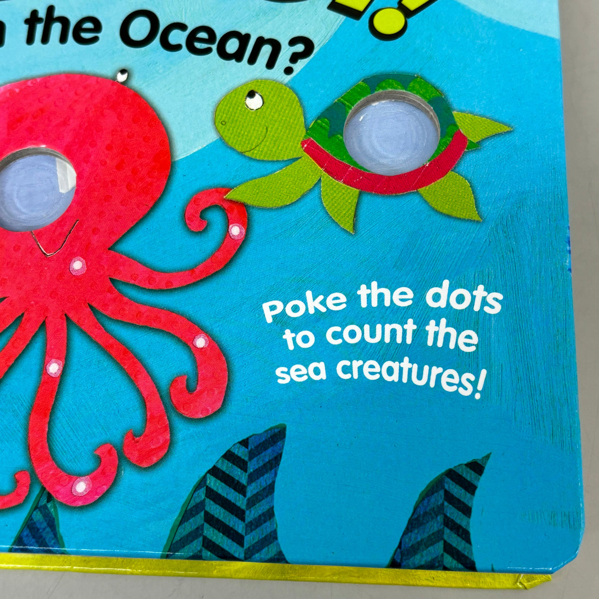 MELISSA & DOUG Who's in the Ocean Book Click & Pop Counting Book Hardback 31342