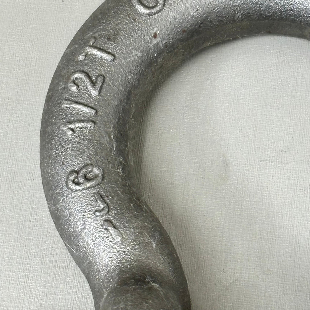 CHICAGO HARDWARE Bolt Type Anchor Shackles Galvanized 6-1/2 Ton 7/8" 200455