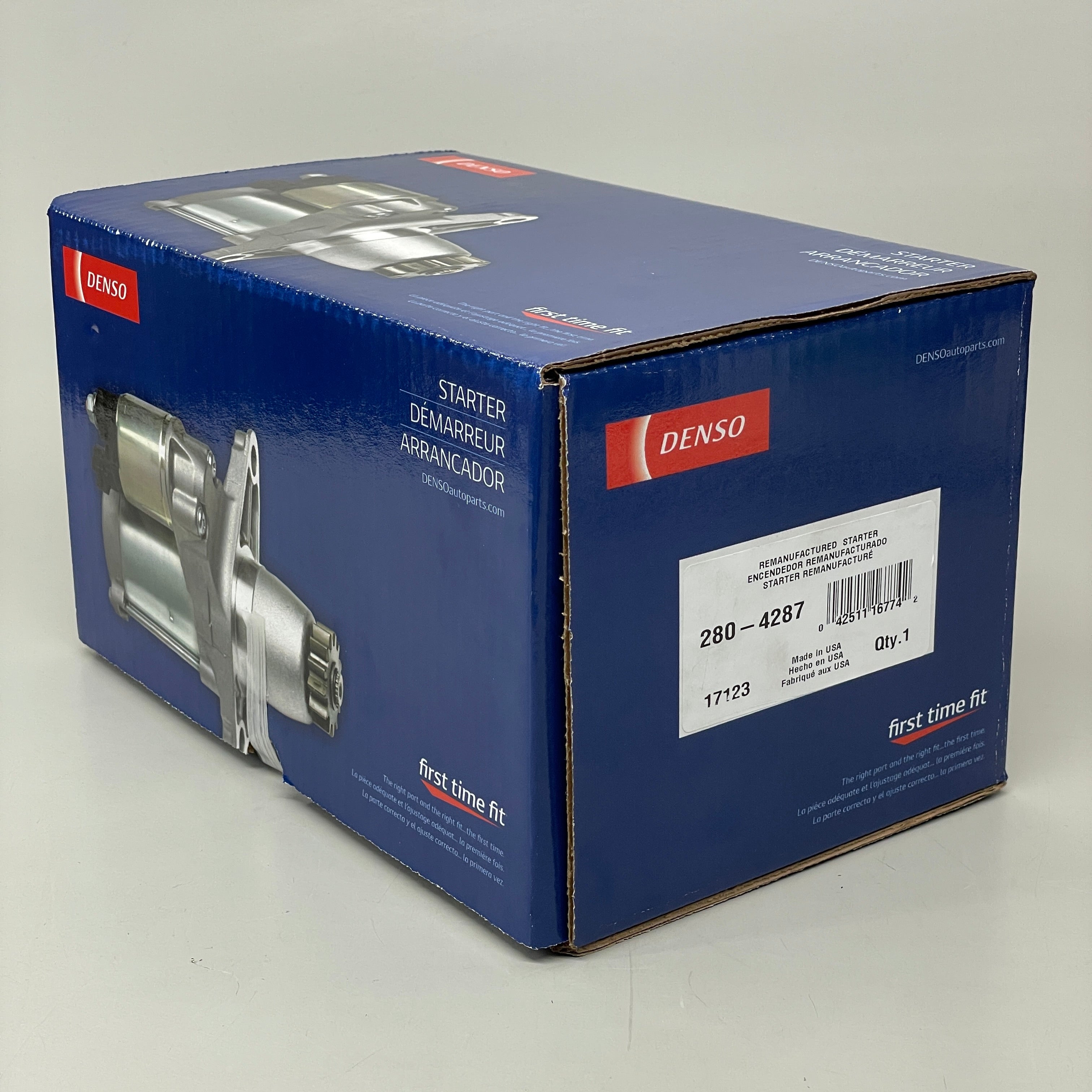 DENSO Starter 12V 2.0 KW 280-4287 (Remanufactured)