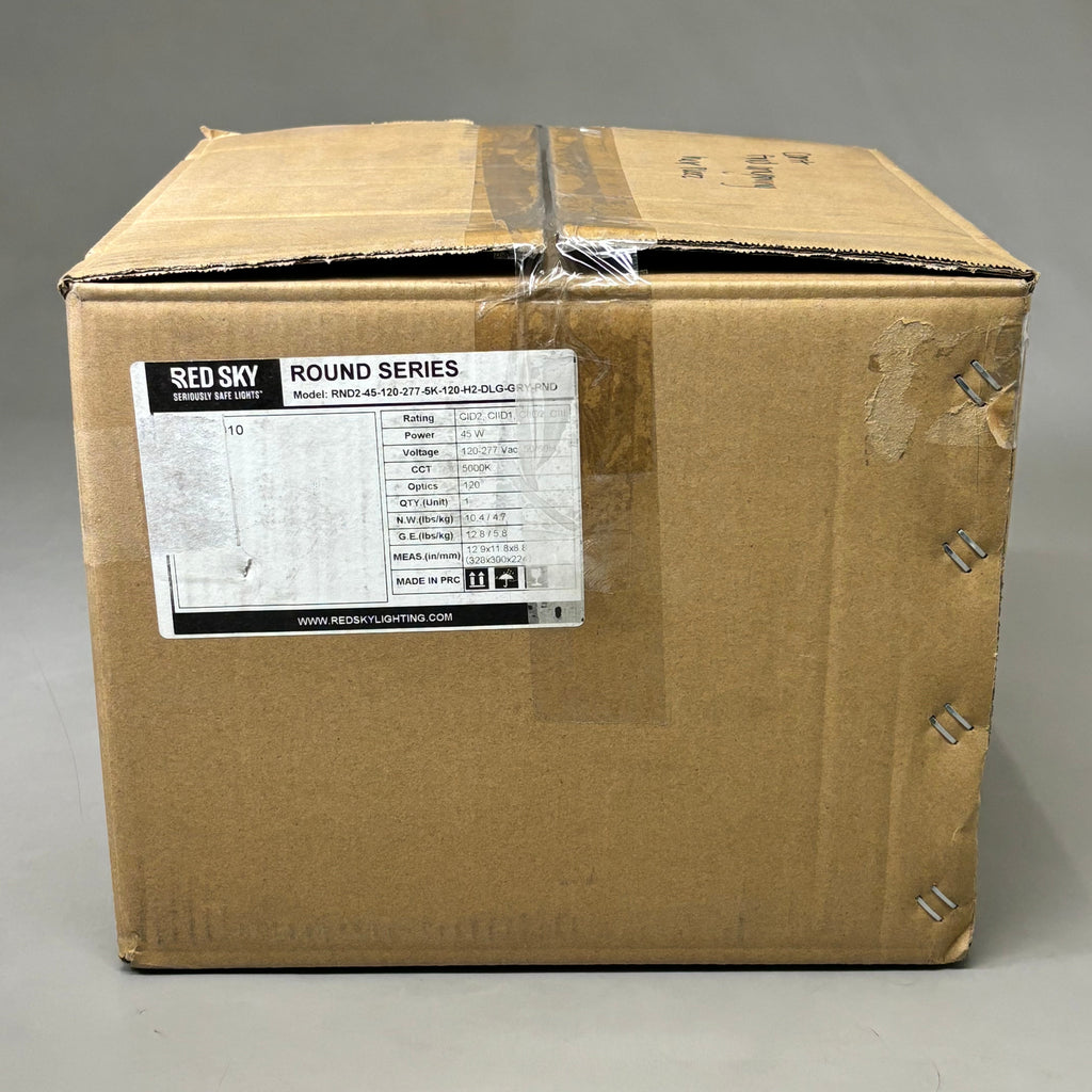 RED SKY Round Series Hazardous Location Lights  45W Voltage  RND2-45-120-277-5K-120-H2-DLG-GRY-PND