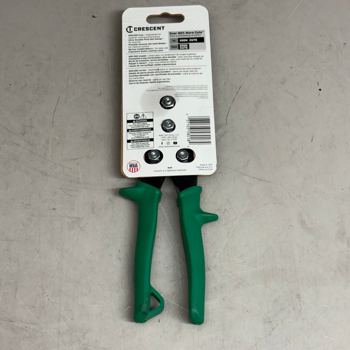 KRAFT TOOL CO Right Cutting Wiss Snips LA207