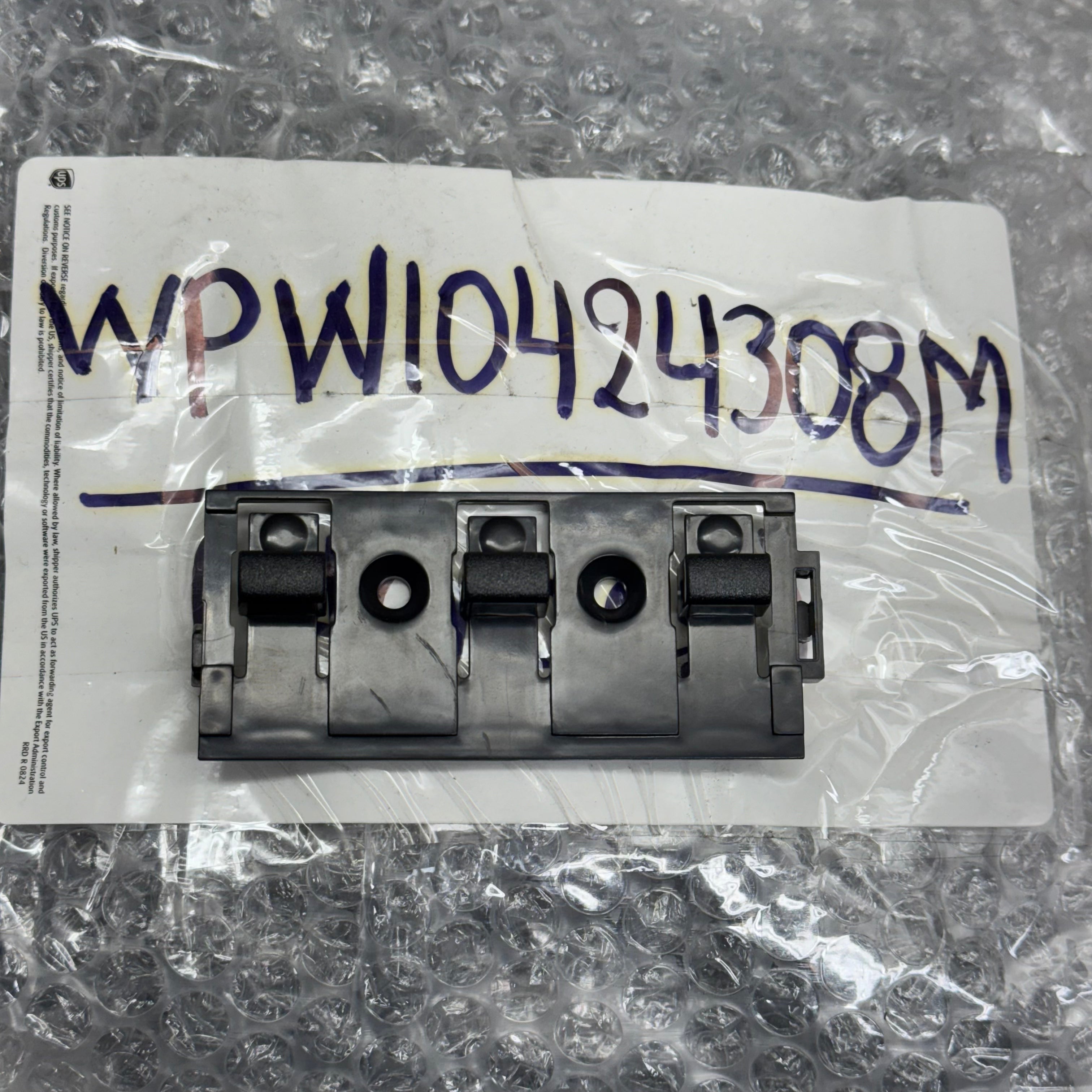 WHIRLPOOL (2 PACK) Pushbutton Black W10424308