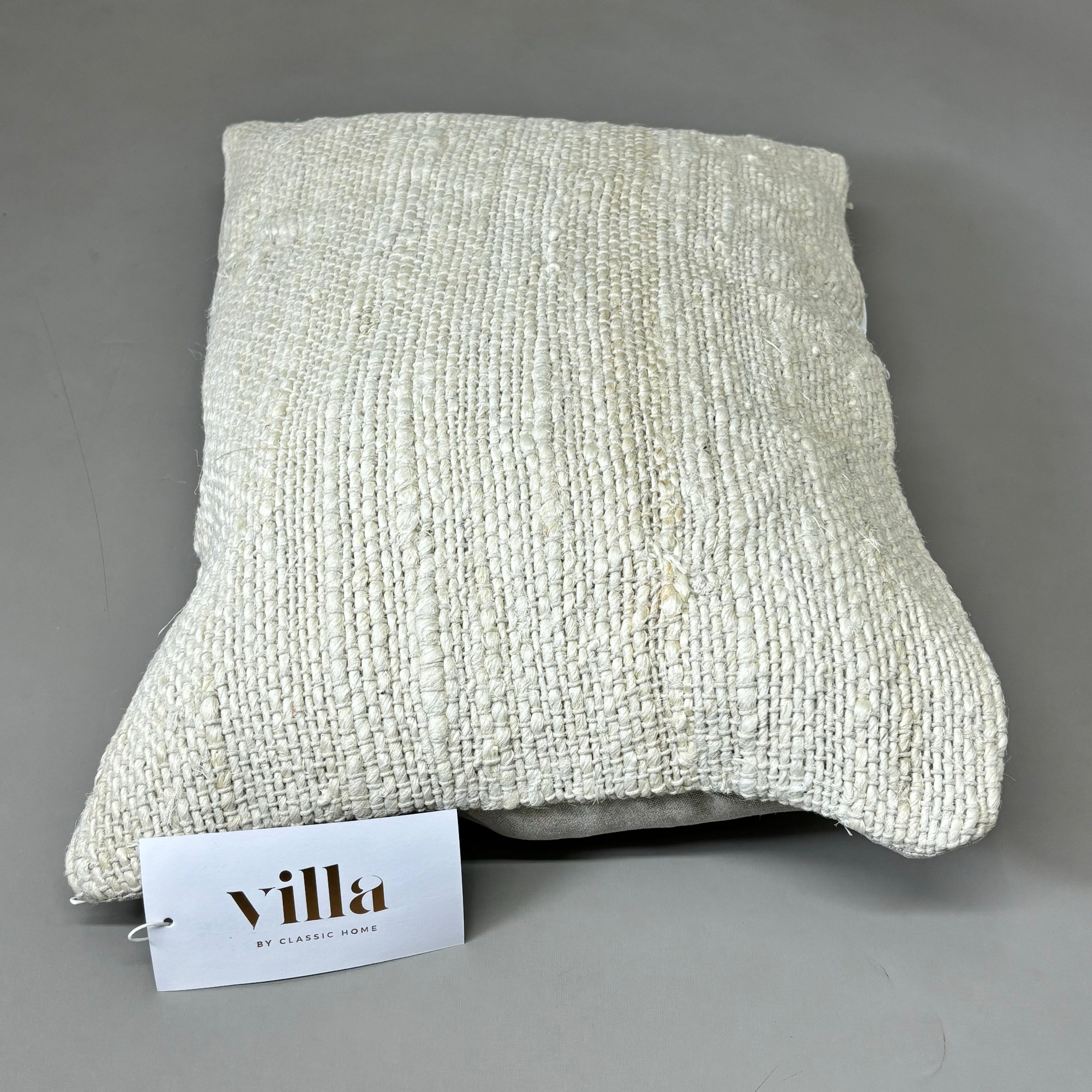 VILLA 14"x20" ST Halter Decorative Throw Pillow in Ivory