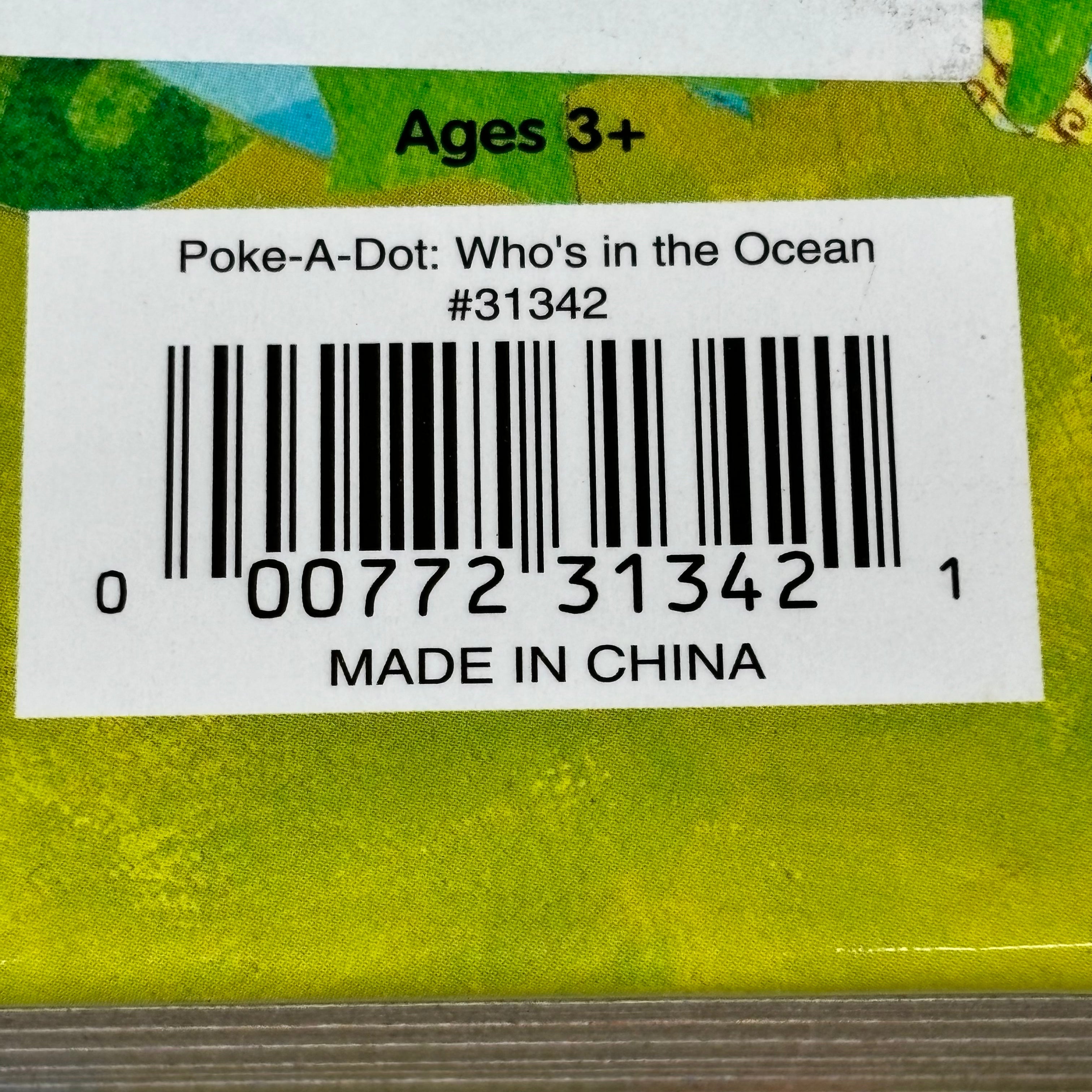 MELISSA & DOUG Who's in the Ocean Book Click & Pop Counting Book Hardback 31342