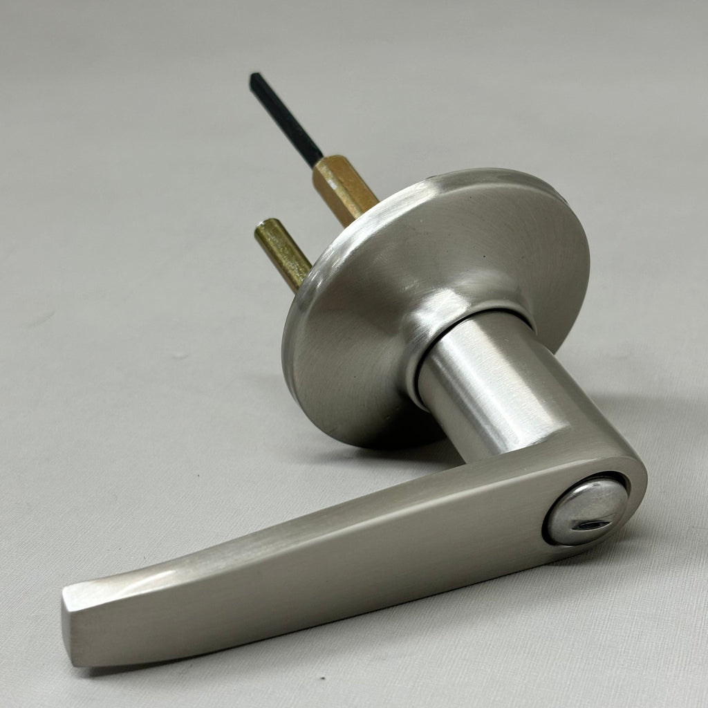 KWIKSET Safe Lock Winston Privacy Levers Satin Nickel SL4000WI 9SL40000-014