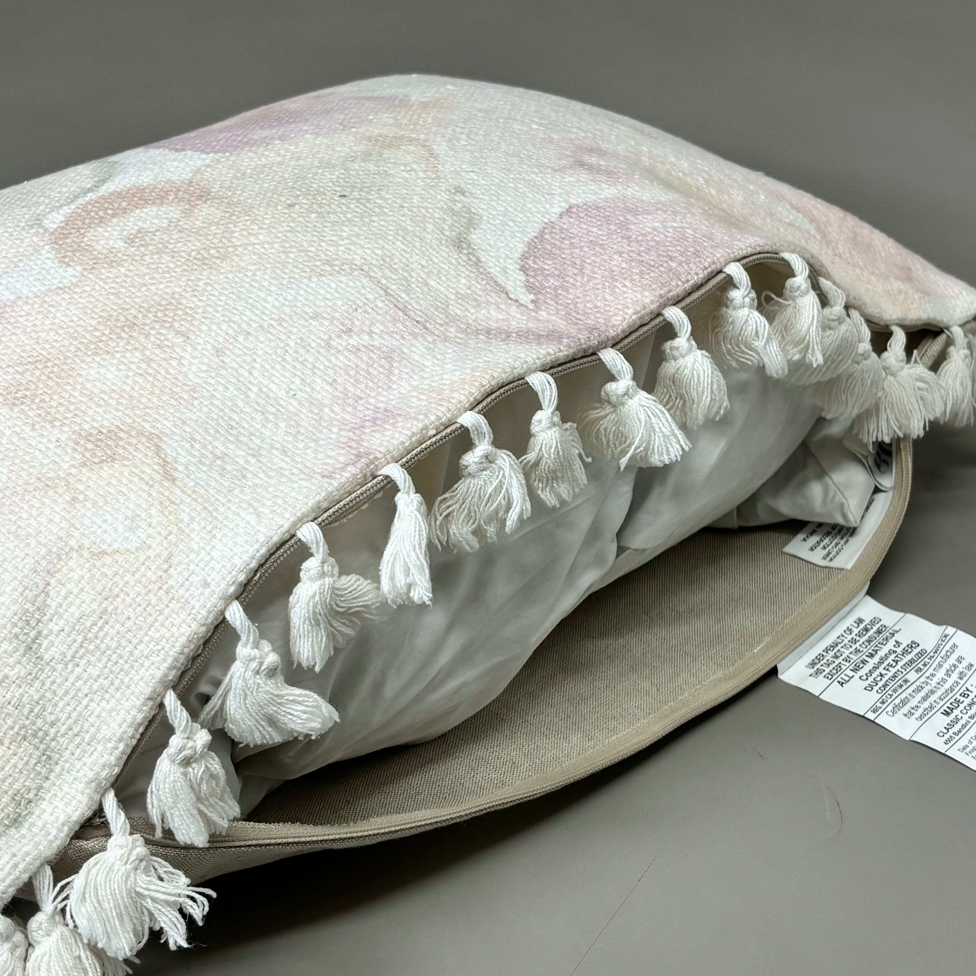 VILLA 14"x20" MP Lily Decorative Throw Pillow in Pink Multi