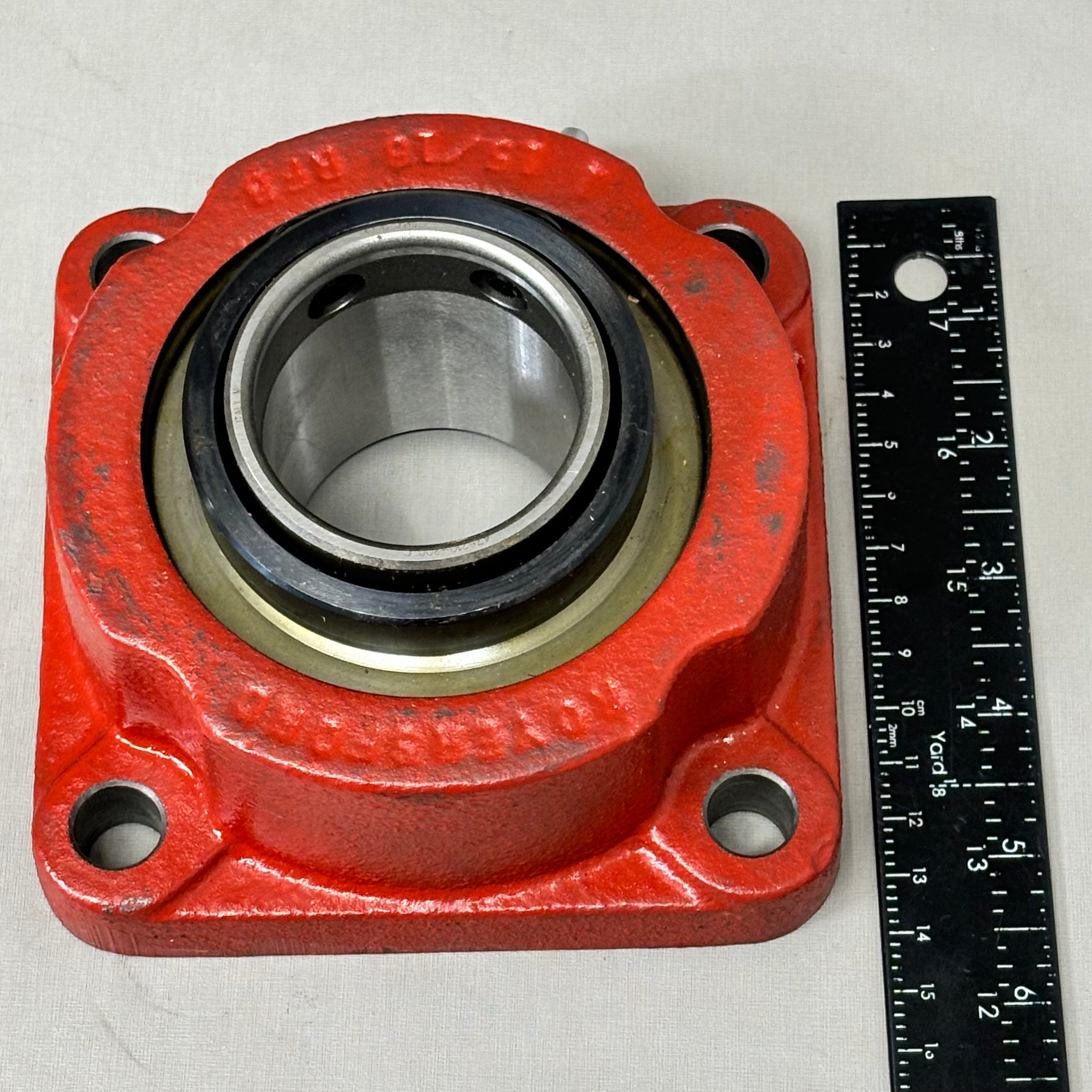 ROYERSFORD Spherical 4-Bolt Flange Bearing Non-Expansion 2" Red 40-05-N200