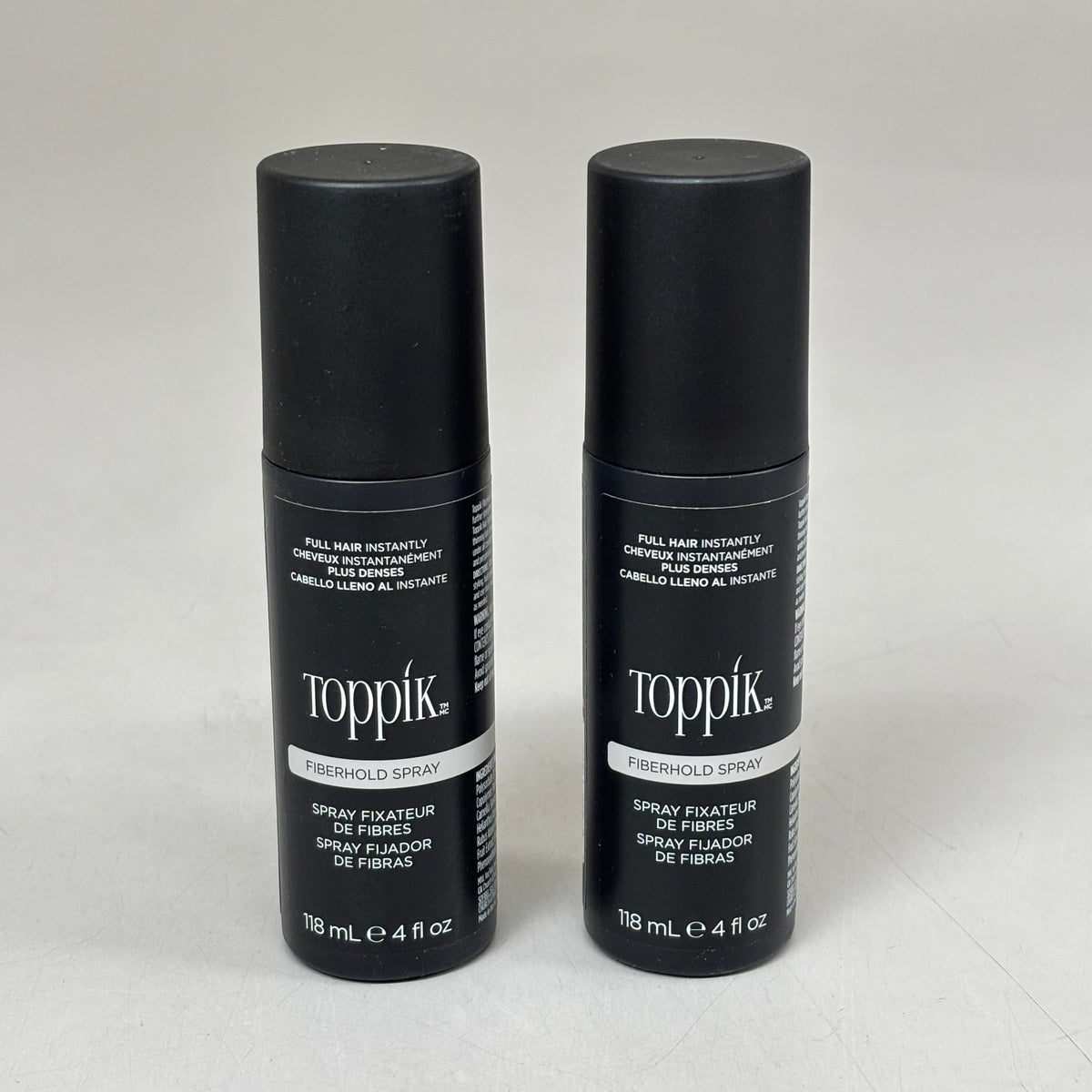 TOPPIK (2 PACK) Fiber Hold Spray Strengthening Bond for Hair Fibers 4 fl oz