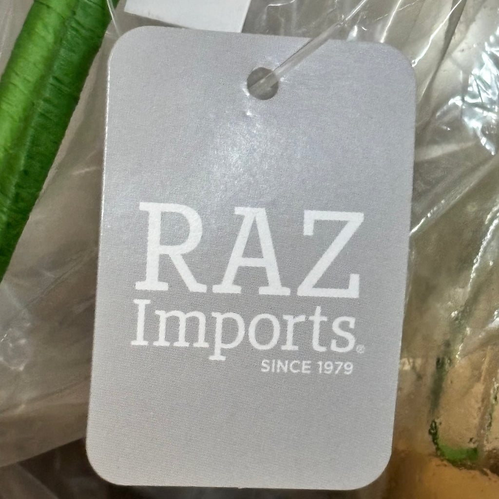 RAZ IMPORTS Plastic Christmas Ball Garland Decoration 6' Champagne G4432706