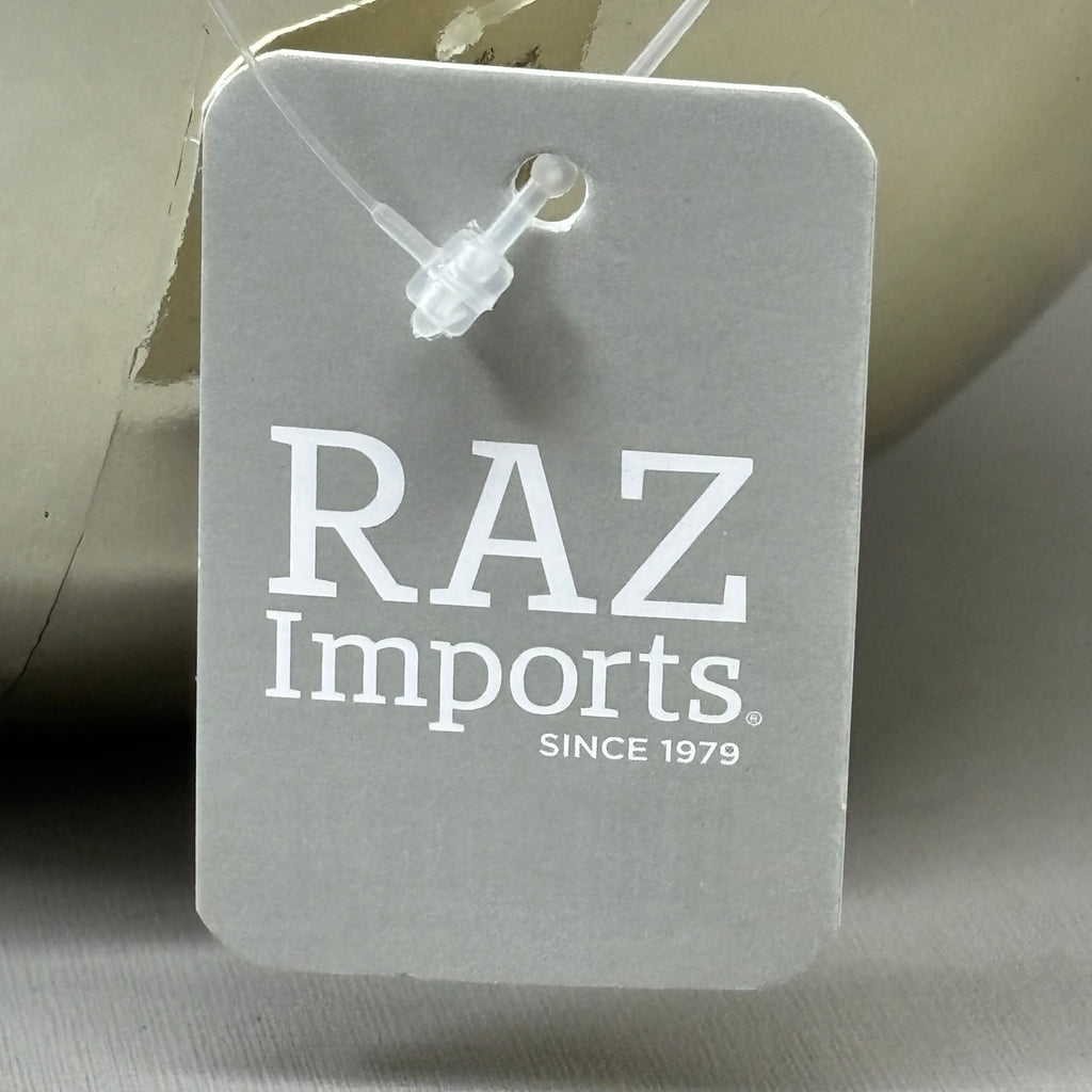 RAZ IMPORTS (2 PACK) Shiny Ball Christmas Ornament Plastic 6" Champagne 4314917