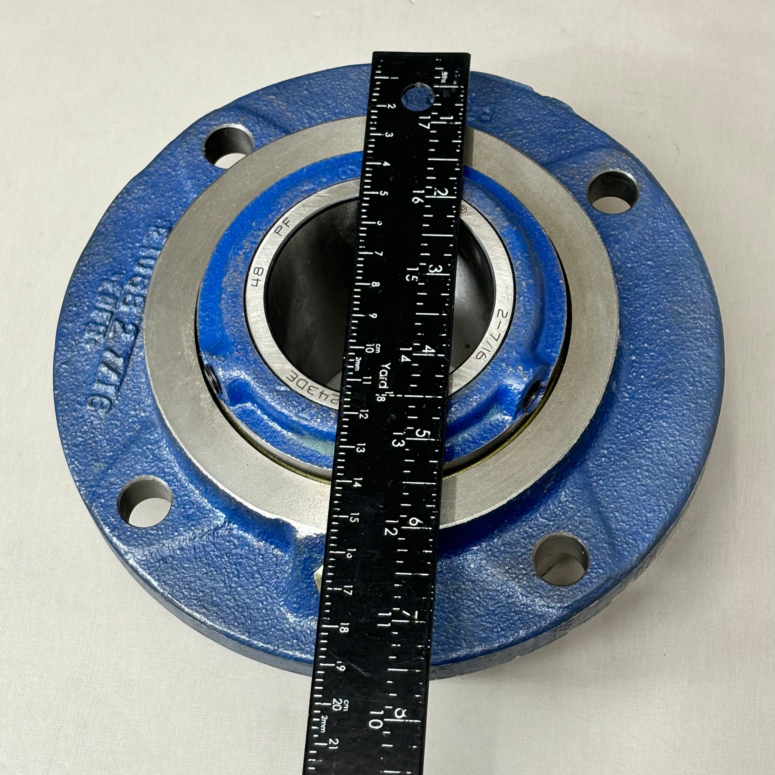 ROYERSFORD Type E Piloted Flange Bearings 2-7/16" Non-Expansion Blue 20-06-0207