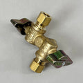 BRASS CRAFT KT Dual Shut-Off Outlet Stop  1/2" NOM 3/8" OD KTBRPX1901DVXR
