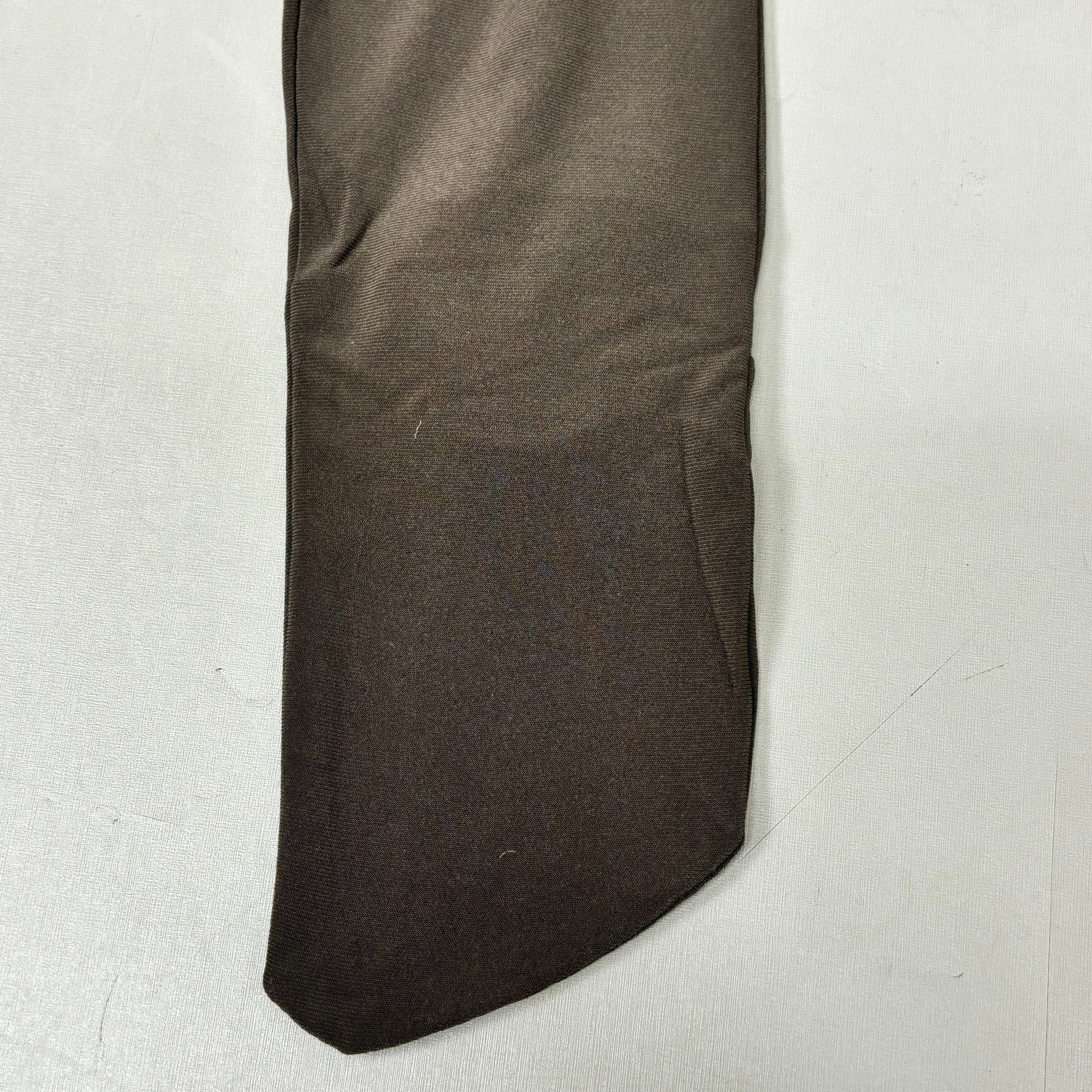 NORMA KAMALI Slim Fit Turtleneck Catsuit w/ Footsie Women's Sz L/40 Chocolate