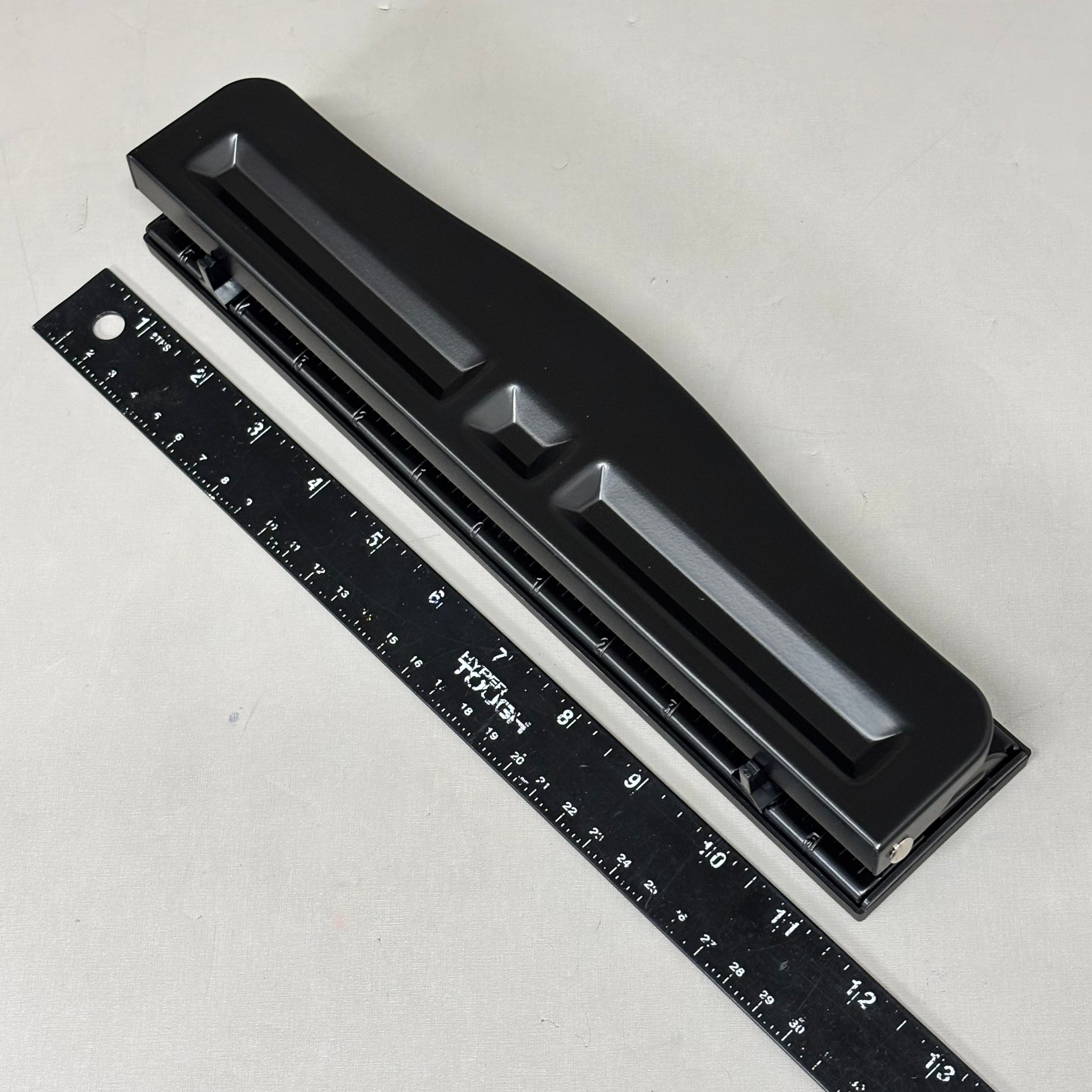 STAPLES Jam Paper Metal 3 Hole Punch 10 Sheet Capacity ST24539