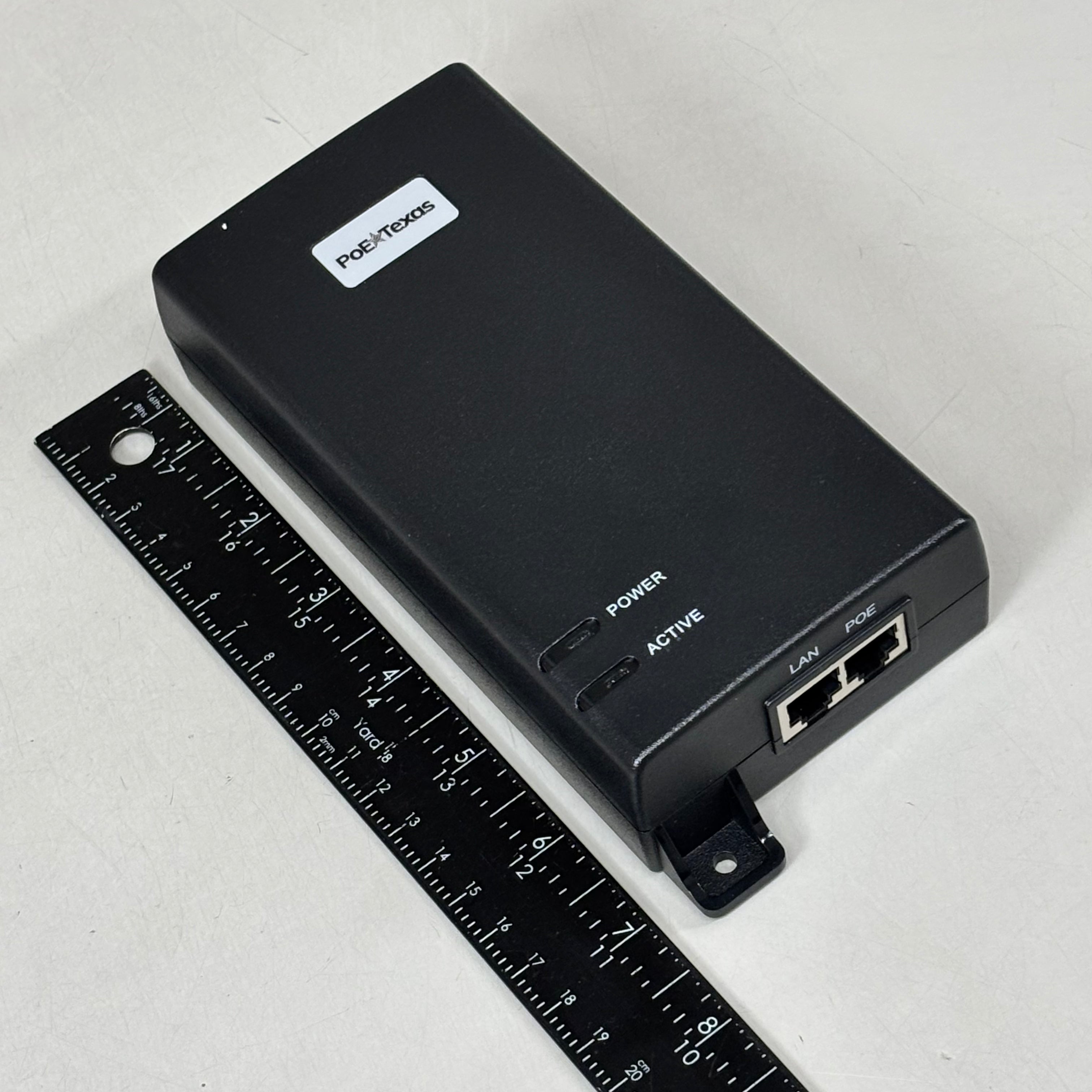 POE TEXAS Dual Signature Injector Output W/ Surge Protection 55V 60W Output Black BT-1-55V60W