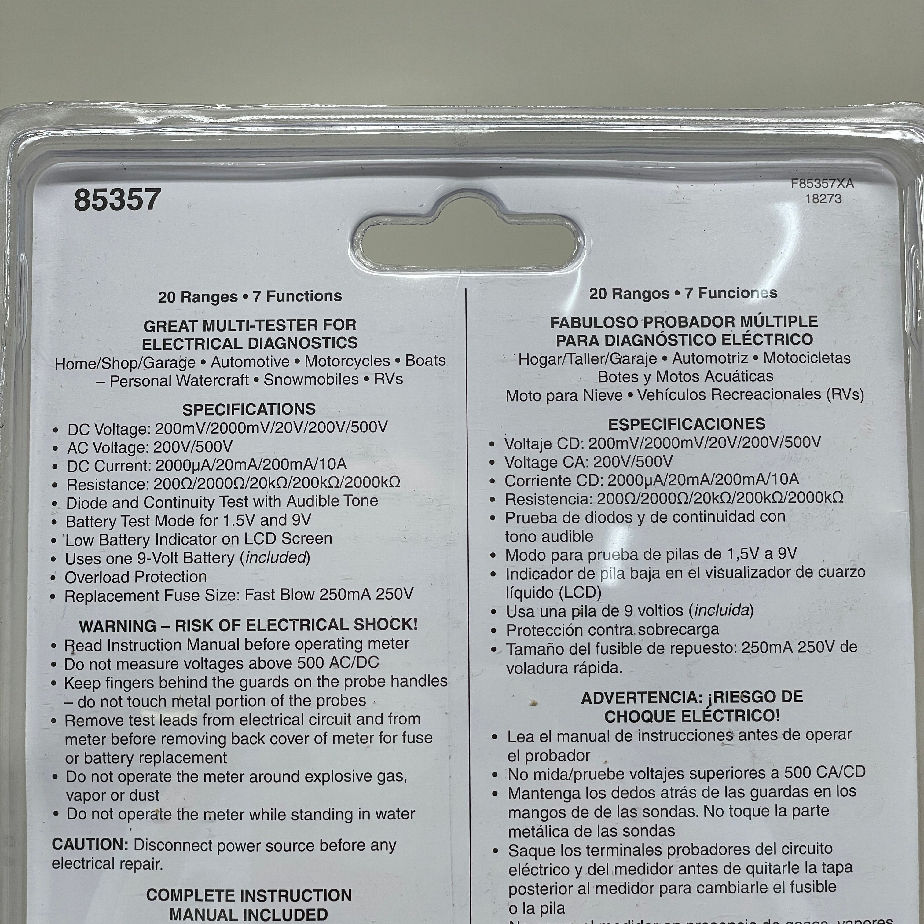 DORMAN Digital Multimeter Tools For Electrical Diagnostics 85357