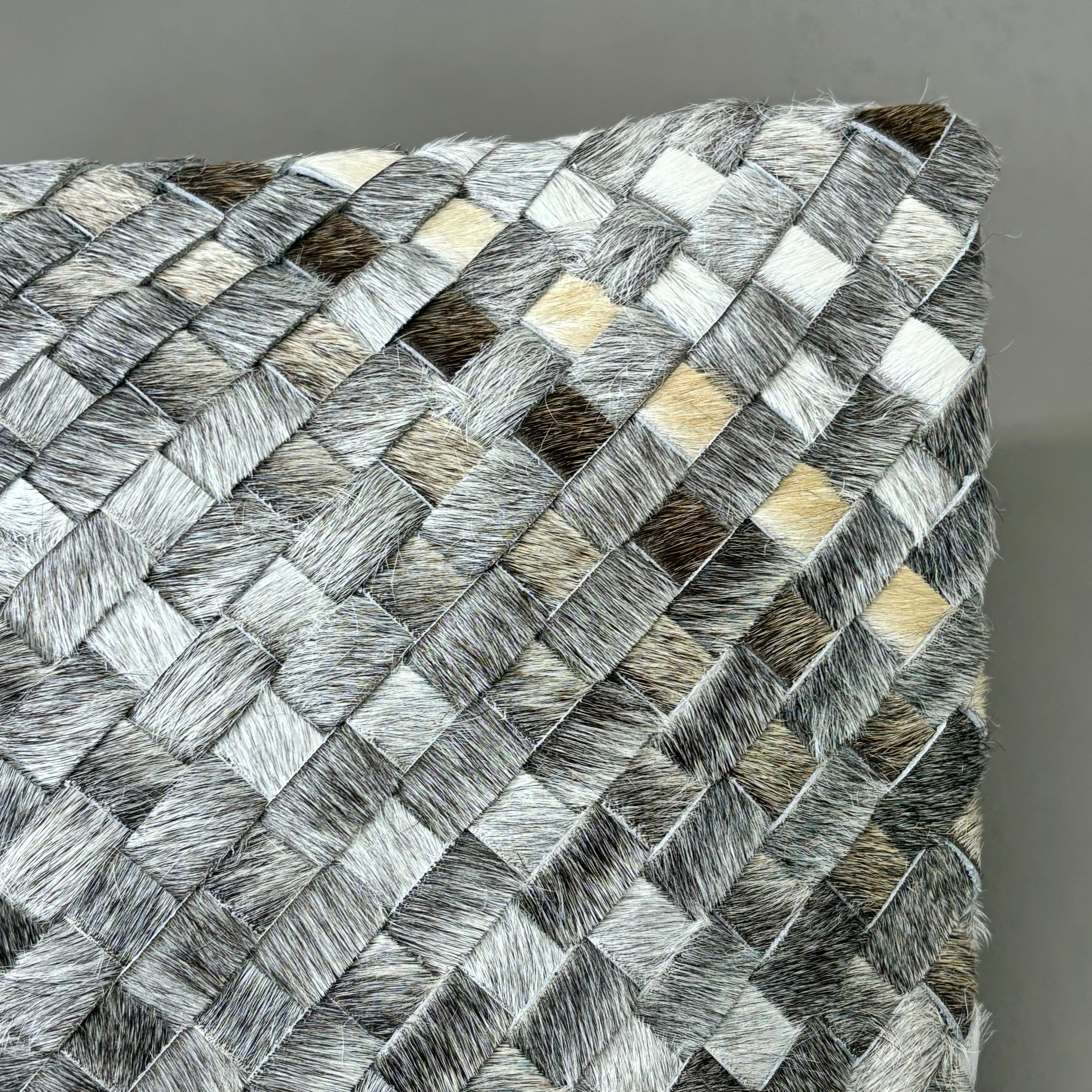 VILLA 12"x16" MP Bradley Hide Le Decorative Throw Pillow in Gray