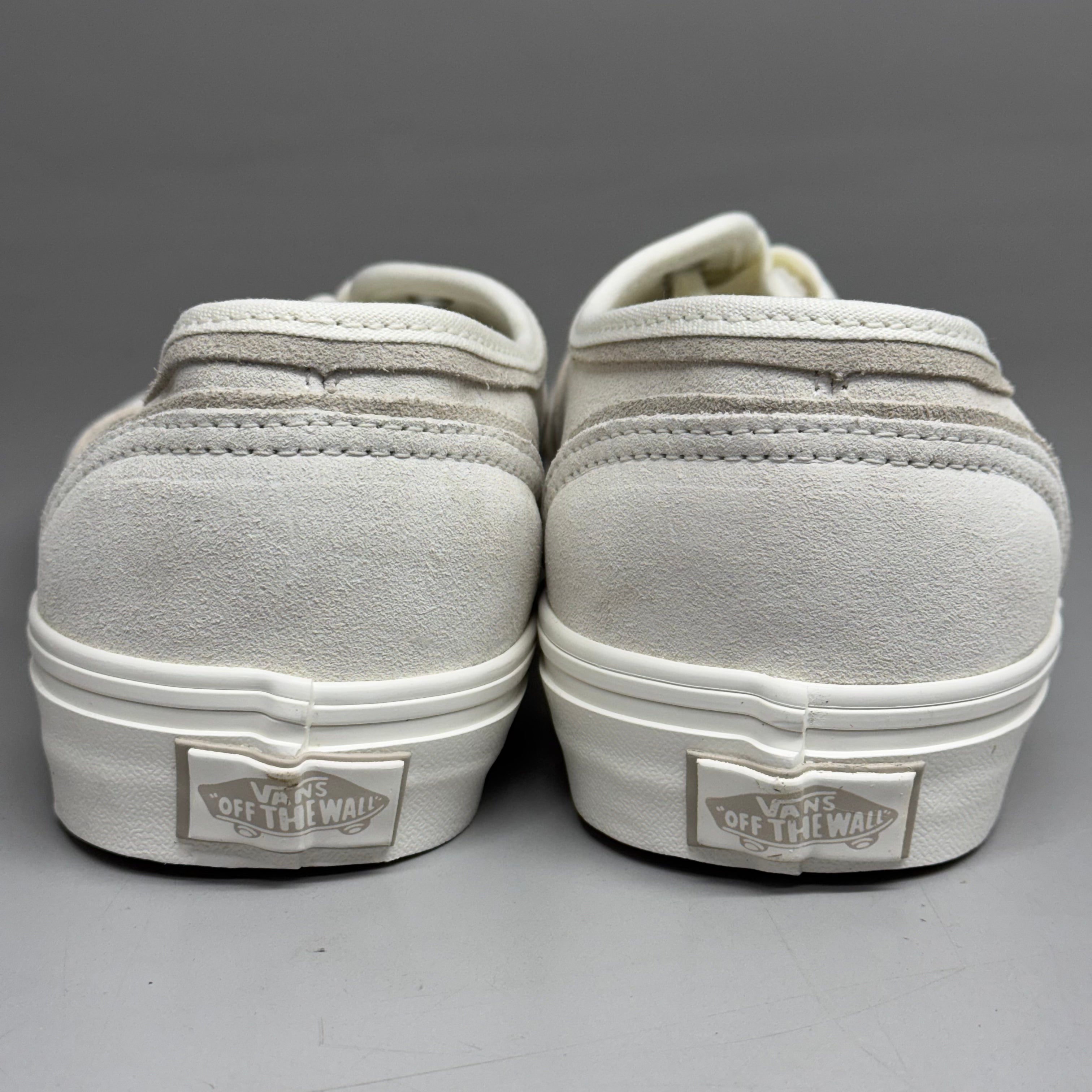 VANS Authentic Sliver Sneakers Shoes Women's Sz 8 White/White VN000D6DWWW
