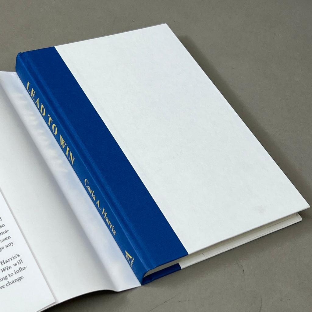 LEAD TO WIN Hardback By Carla A. Harris Published by Penguin Random House 9"x6"