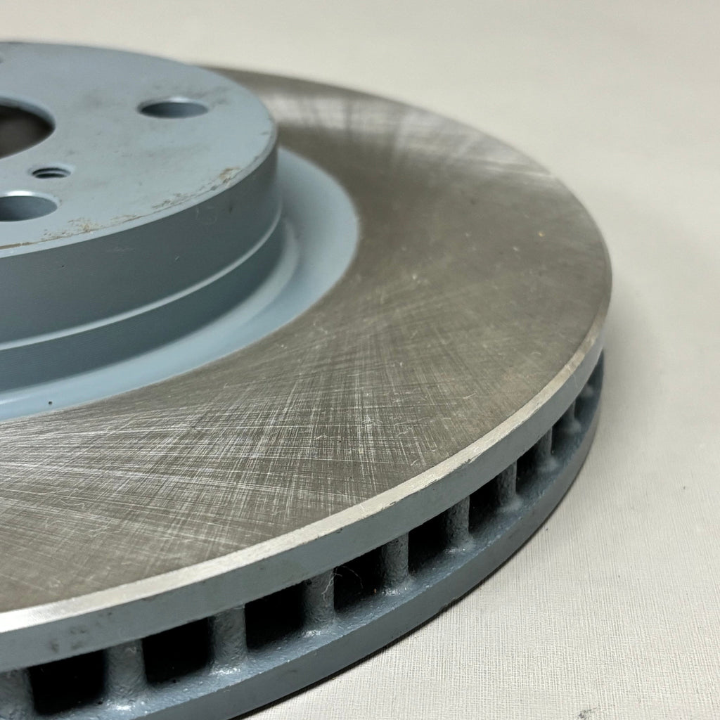 PROSTOP (2 PACK) Coated Hat & Edge Rotor Front Corrosion Resistant Chrome AX900340 (New Other)
