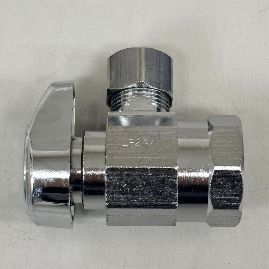 BRASSCRAFT (2 PACK) 1/4 Turn Angle Stop 1/2" FIP In X 3/8" OD COMPR Out G2R17XC