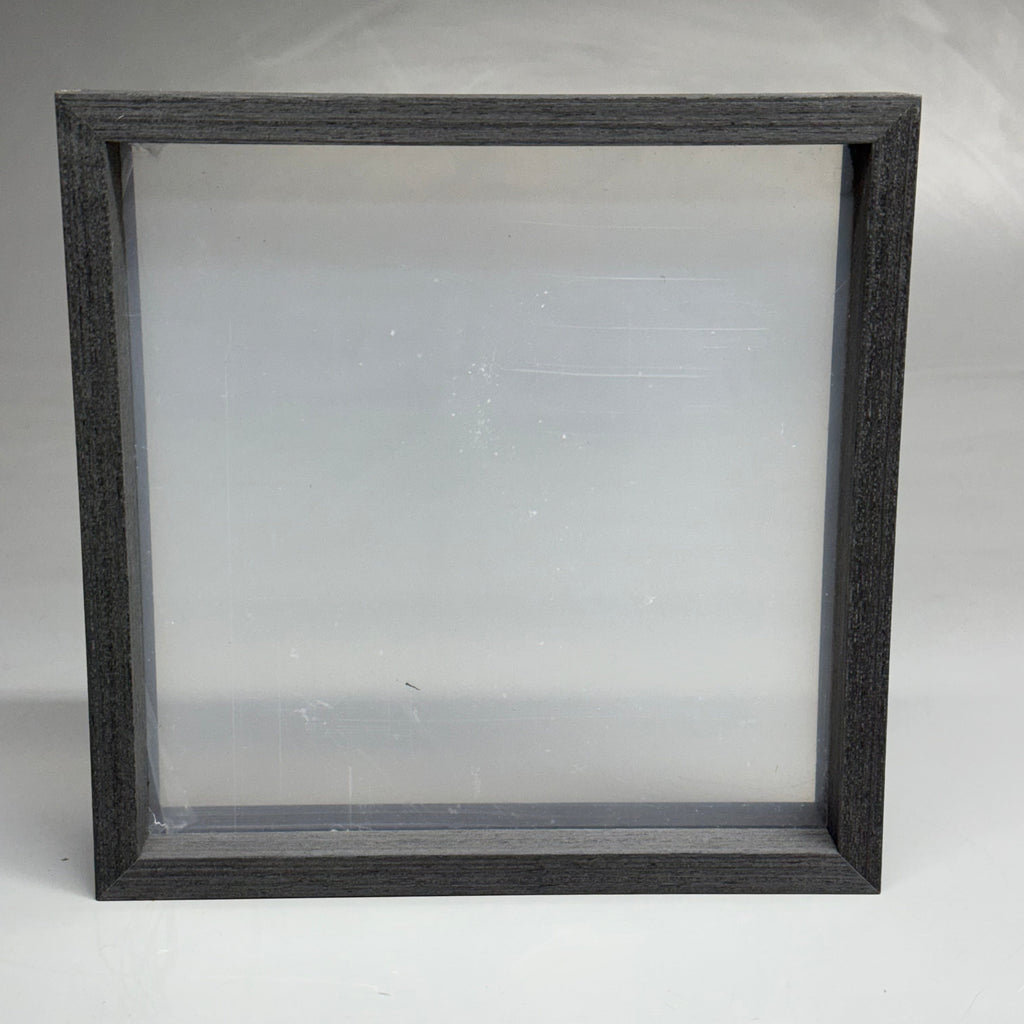 (3 PACK) Floater Picture Frame 8.66" X 1.57" X 8.66" Dark Grey/Black
